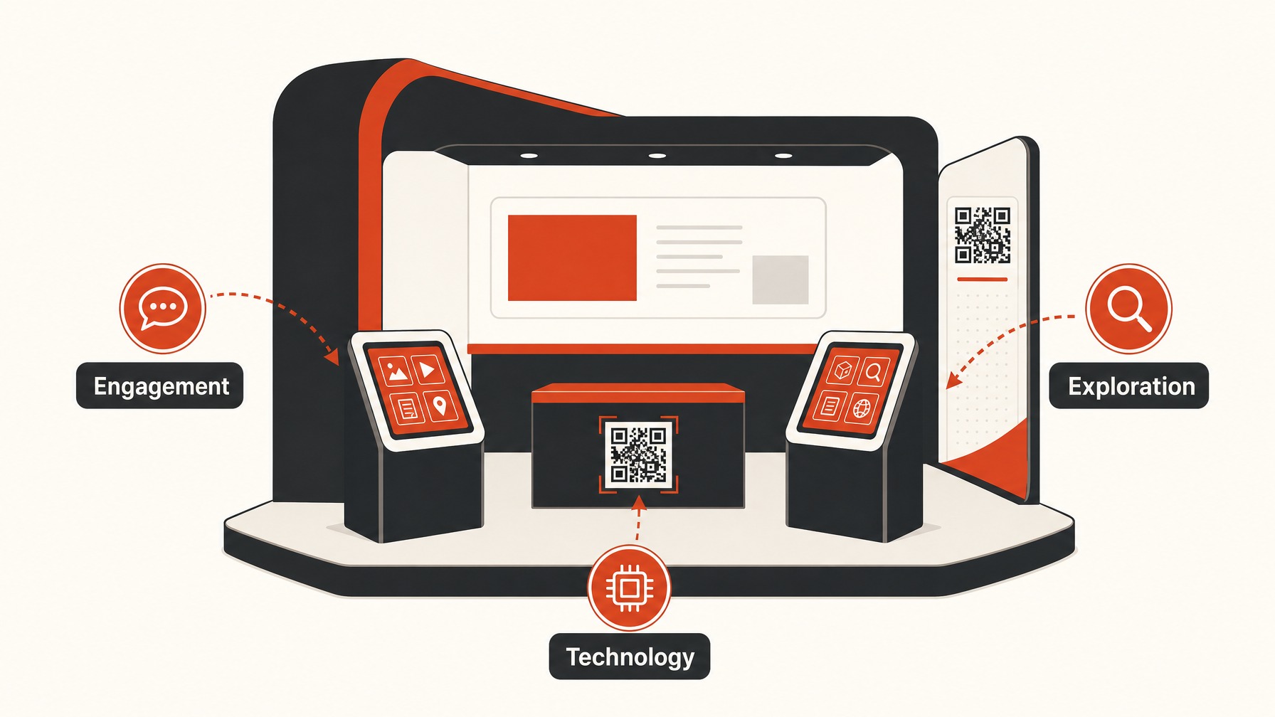 1. Interactive Displays — 5 Types of Booth Graphics That Boost Audience Engagement
