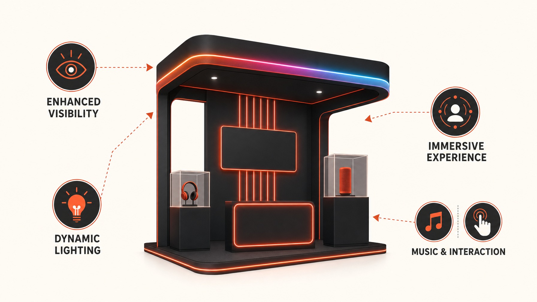 5. Creative Lighting Solutions to Enhance Brand Visibility — 6 Innovative Exhibit Products to Transform Your Booth Experience