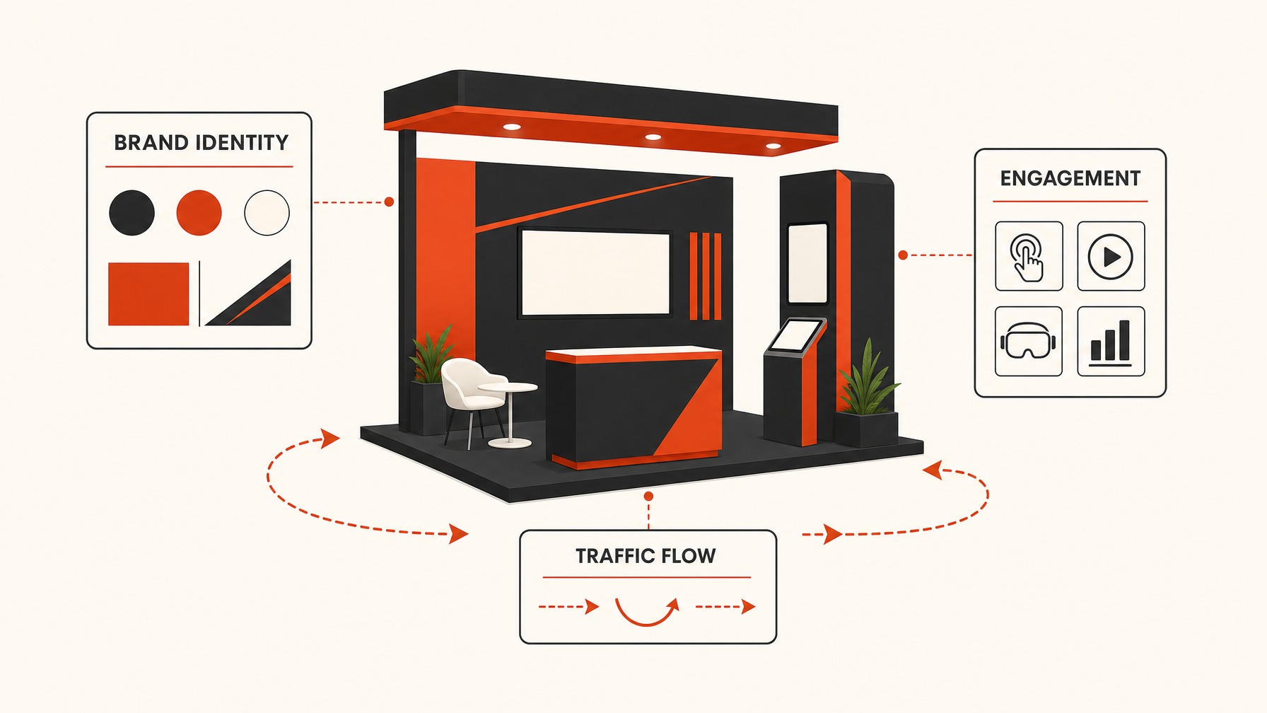 4. Designing an Impactful Booth — 6 Key Elements of an Effective Trade Show Checklist