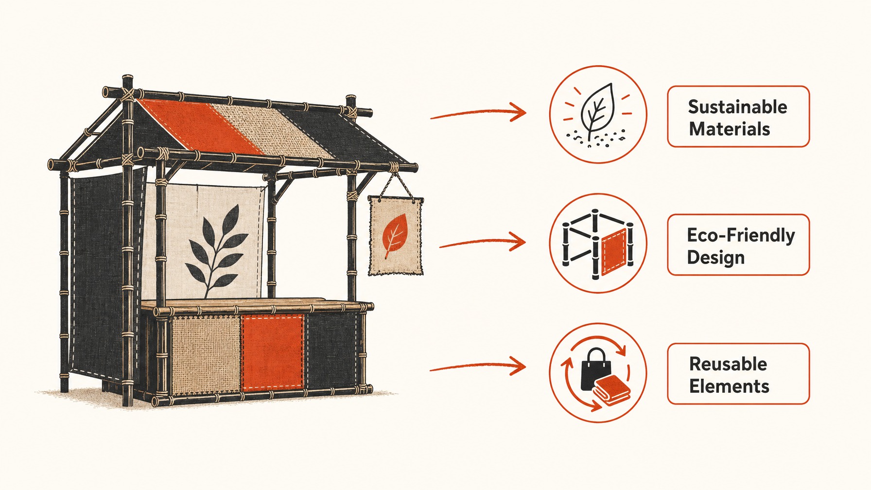 2. Eco-Friendly Materials for a Sustainable Booth — 6 Innovative Exhibit Products to Transform Your Booth Experience