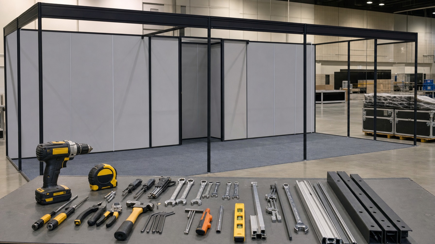 Essential Tools for Efficient Trade Show Booth Installation — trade show booth