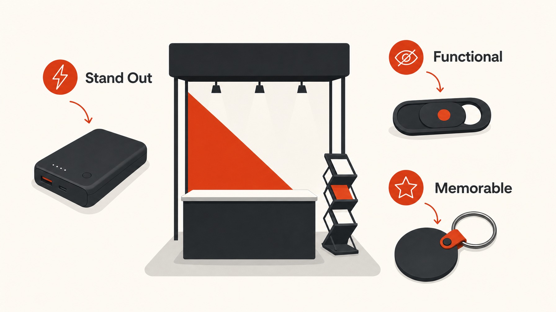 Offer Unique Giveaways — 6 Proven Methods to Maximize Engagement at Your Trade Show Booth