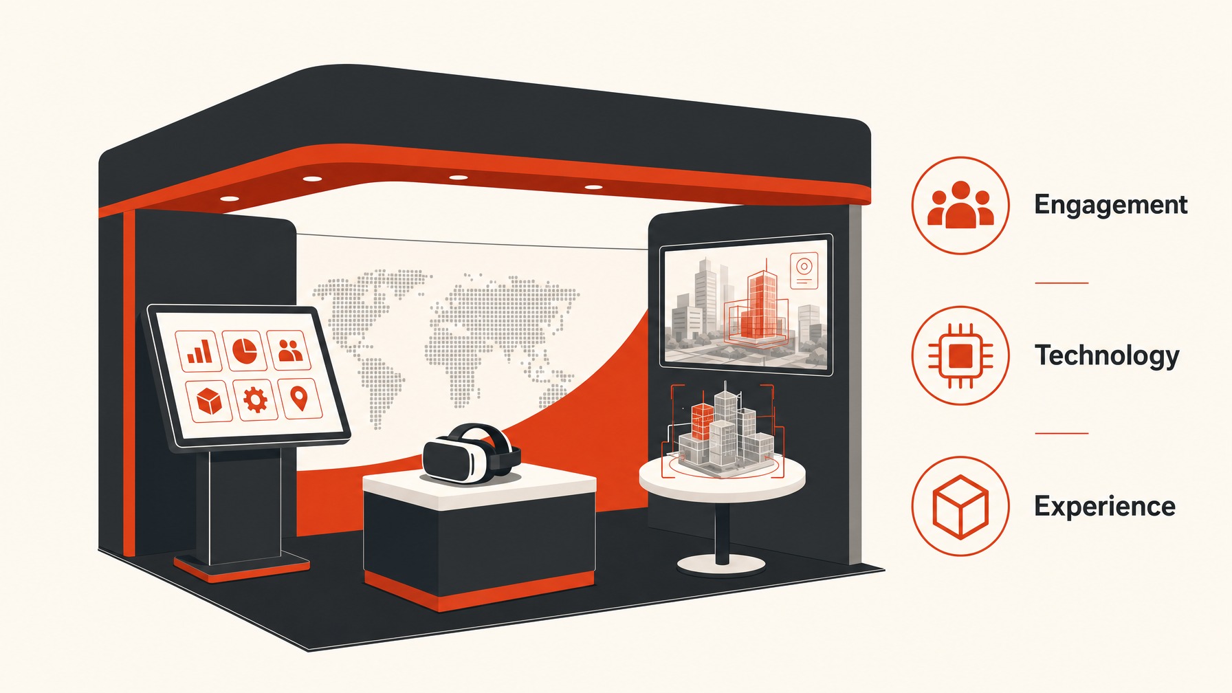 1. use Interactive Technology — 6 Proven Methods to Maximize Engagement at Your Trade Show Booth