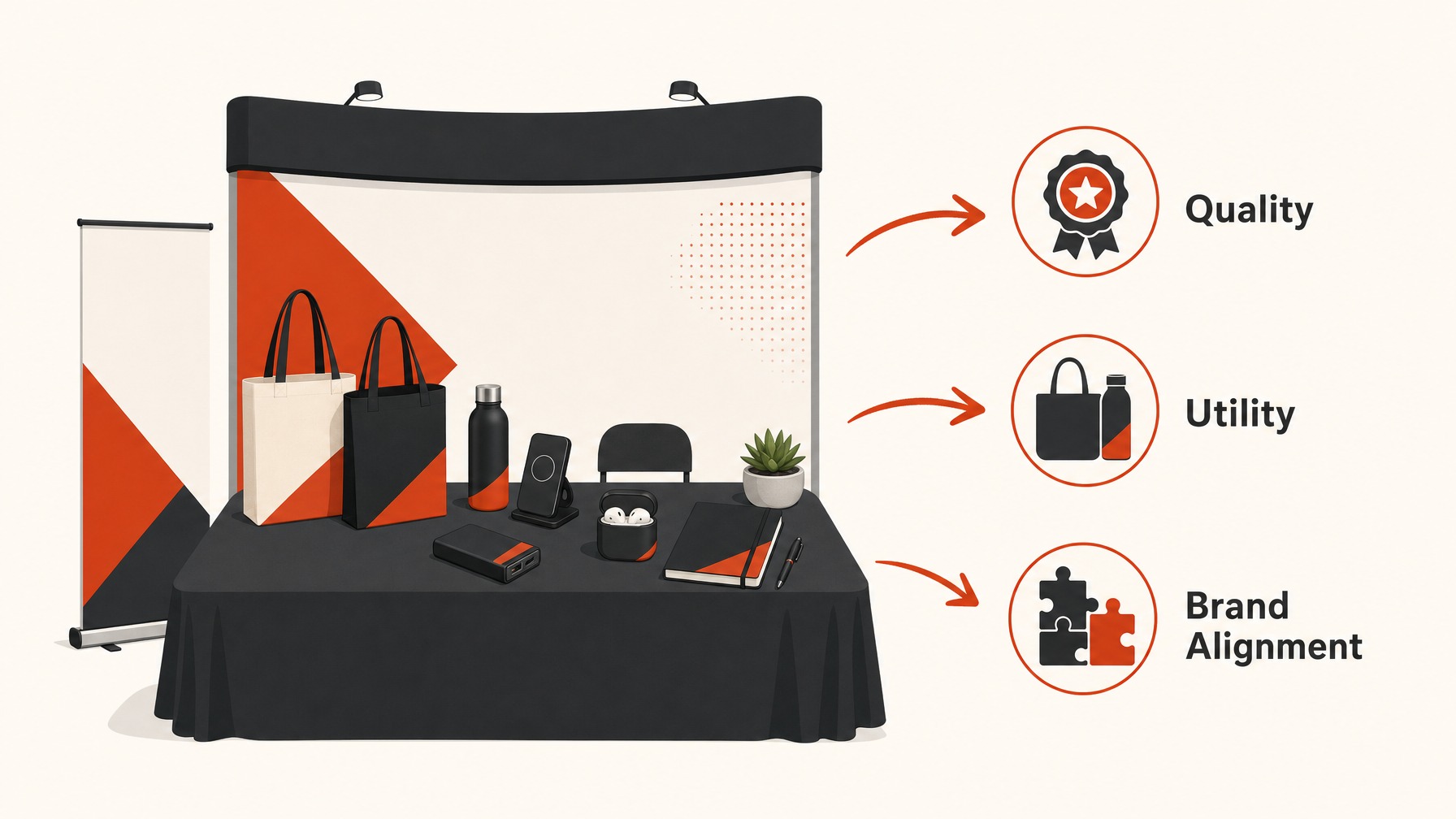5. Branded Giveaways — 7 Essential Exhibit Products to Elevate Your Trade Show Booth