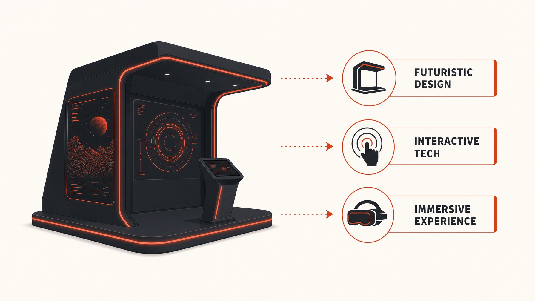 1. Futuristic Spaces — 7 Innovative Booth Themes for Technology Trade Shows