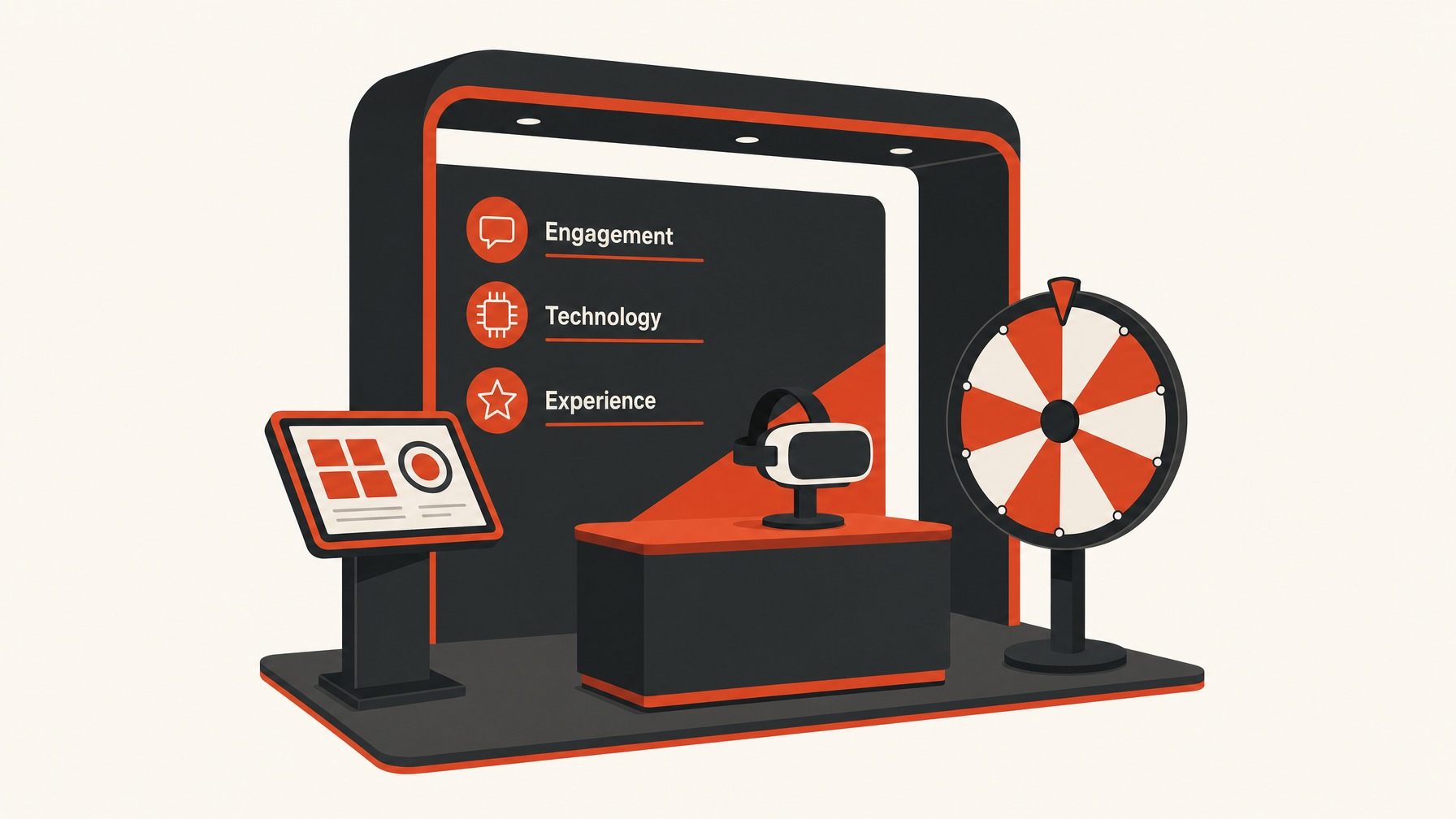 5. Interactive Engagement Features — 6 Essential Elements of Effective Trade Show Display Products