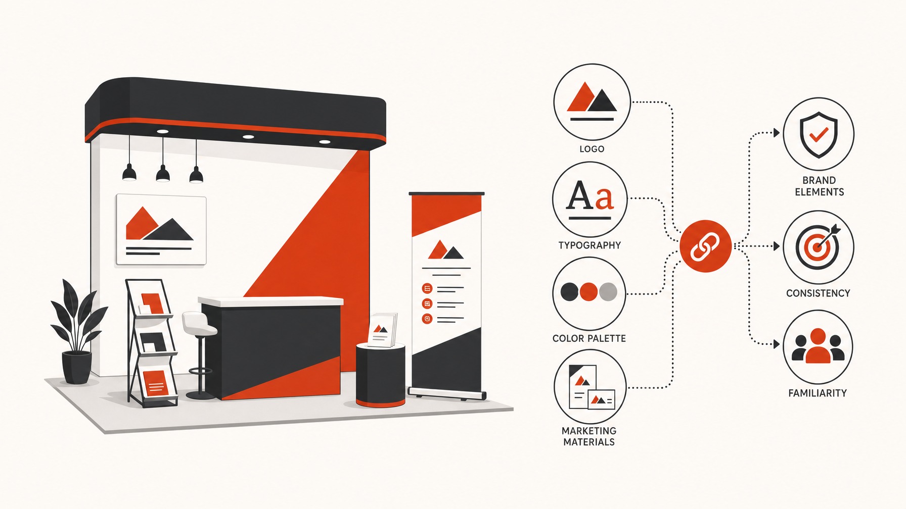 2. Prioritize Brand Consistency — 6 Key Considerations for Designing Impactful Trade Show Booth Graphics