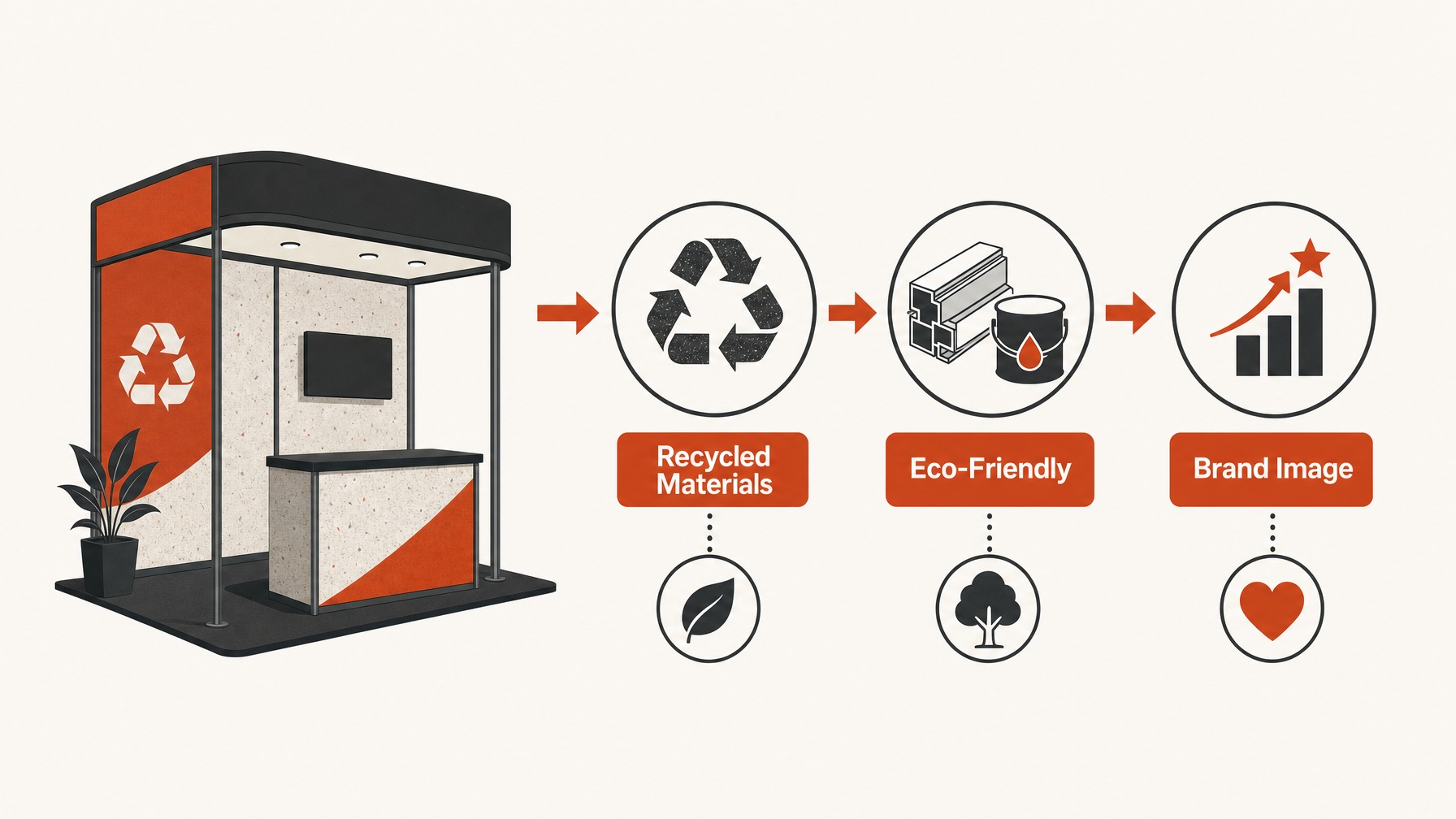 6. Sustainable Materials — 7 Essential Exhibit Products to Elevate Your Trade Show Booth