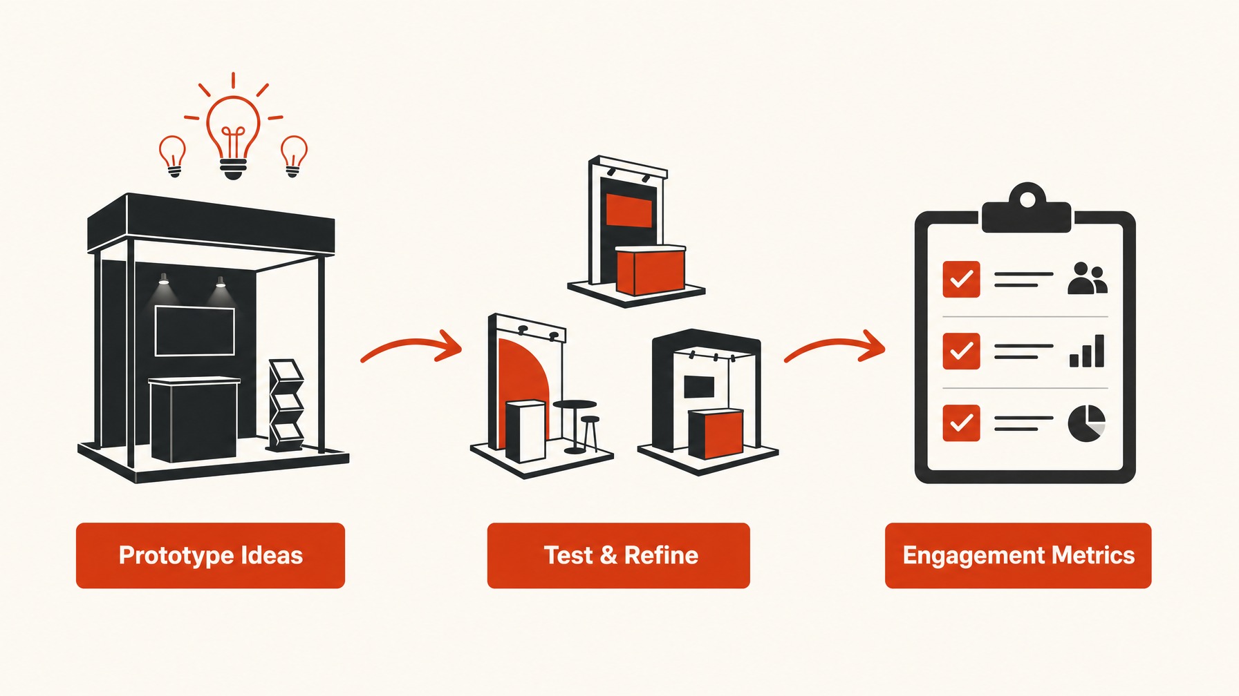4. Testing New Graphic Ideas — 6 Best Practices for Refreshing Booth Graphics Across Shows