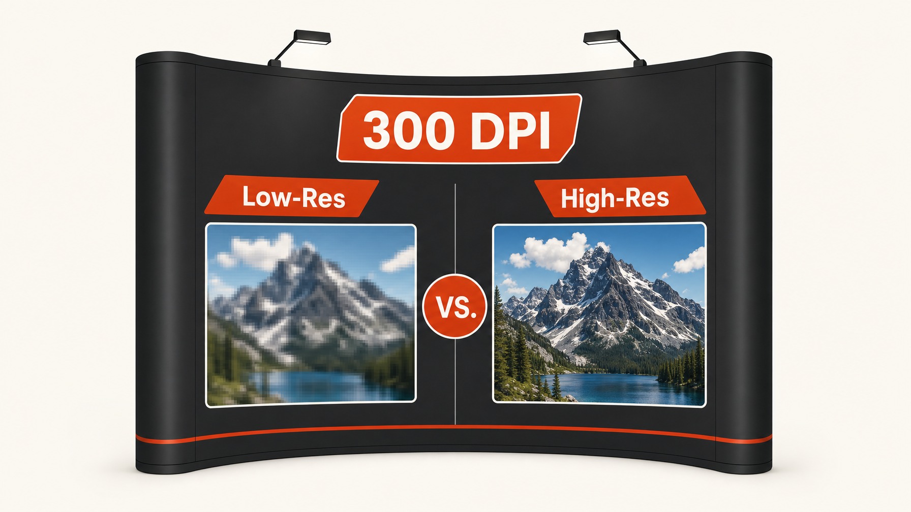 1. Choose High-Resolution Images — 7 Tips for Ensuring Booth Graphics Meet Artwork Approval Standards
