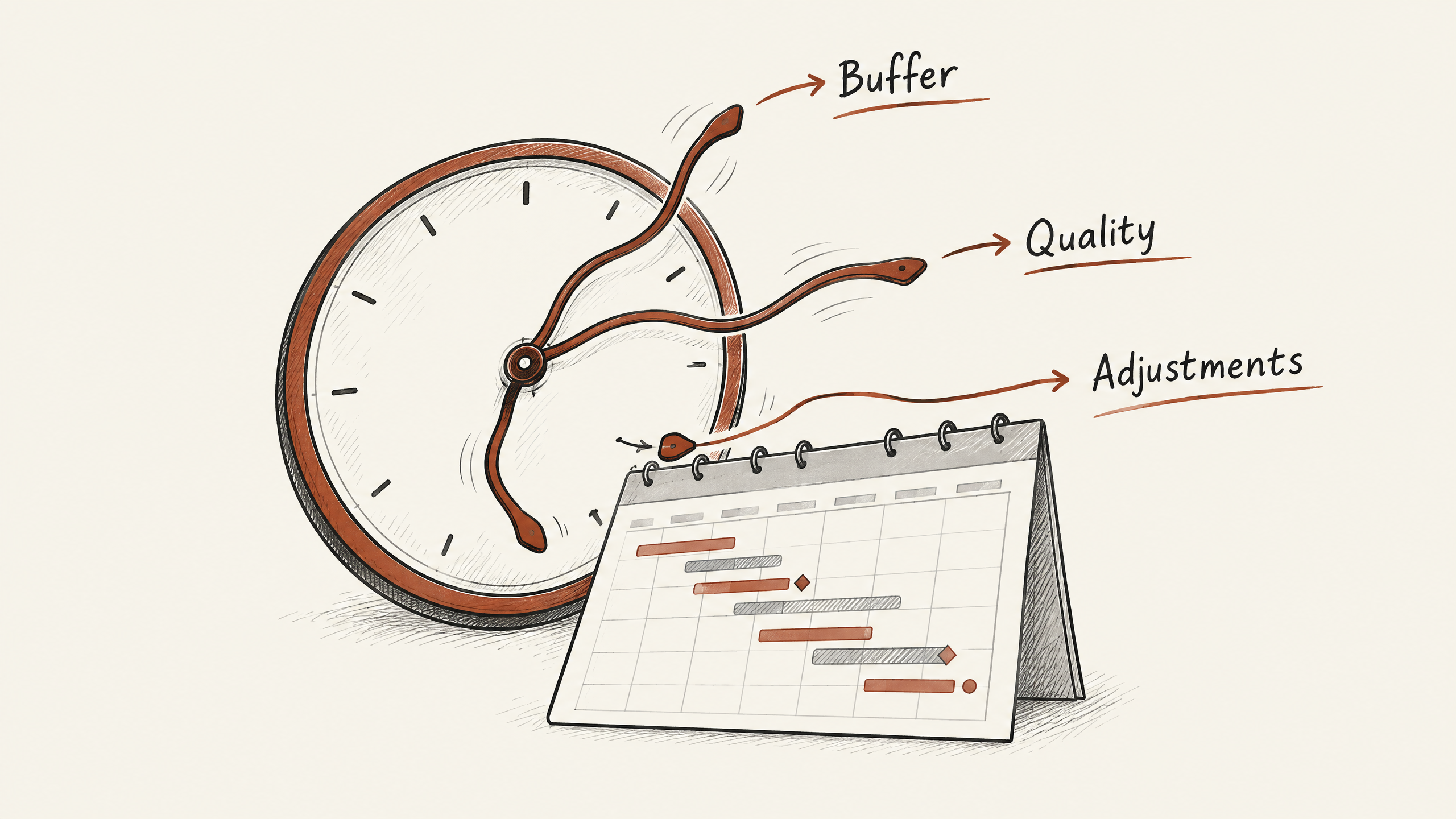 4. Incorporate Buffer Times — 7 Key Steps to Developing a Trade Show Booth Production Timeline