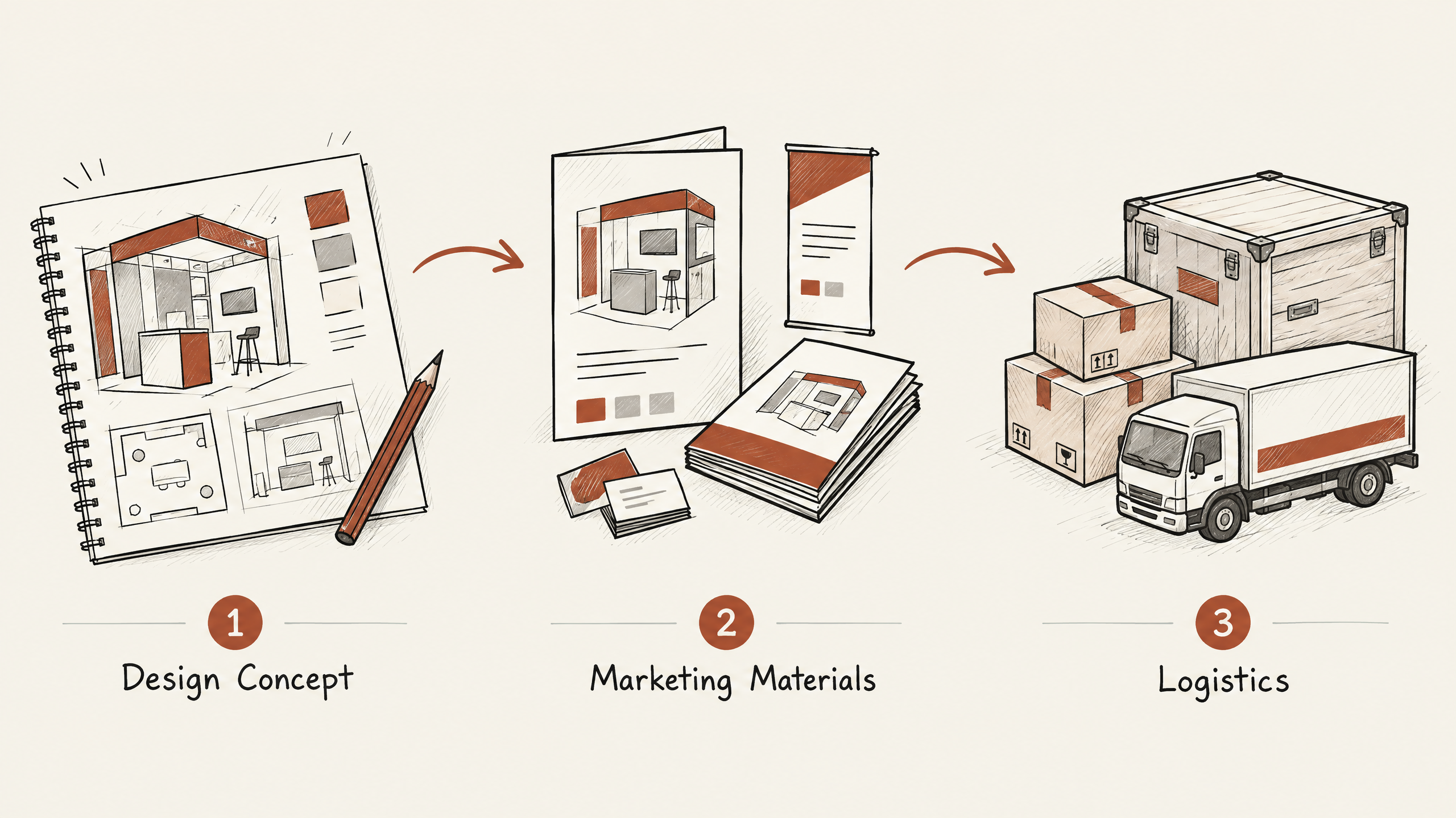 2. Outline Key Deliverables — 7 Key Steps to Developing a Trade Show Booth Production Timeline
