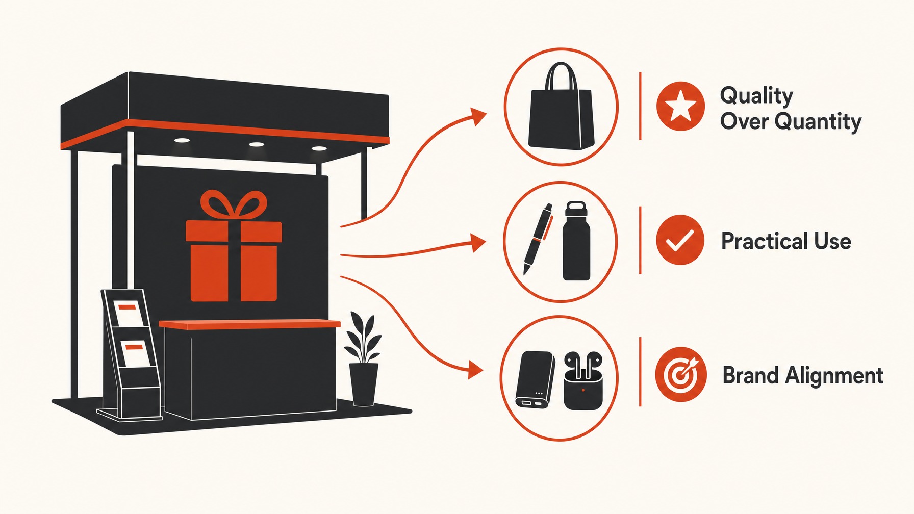 7. Thoughtful Giveaway Selection — 7 Essential Features for a High-Impact Trade Show Booth