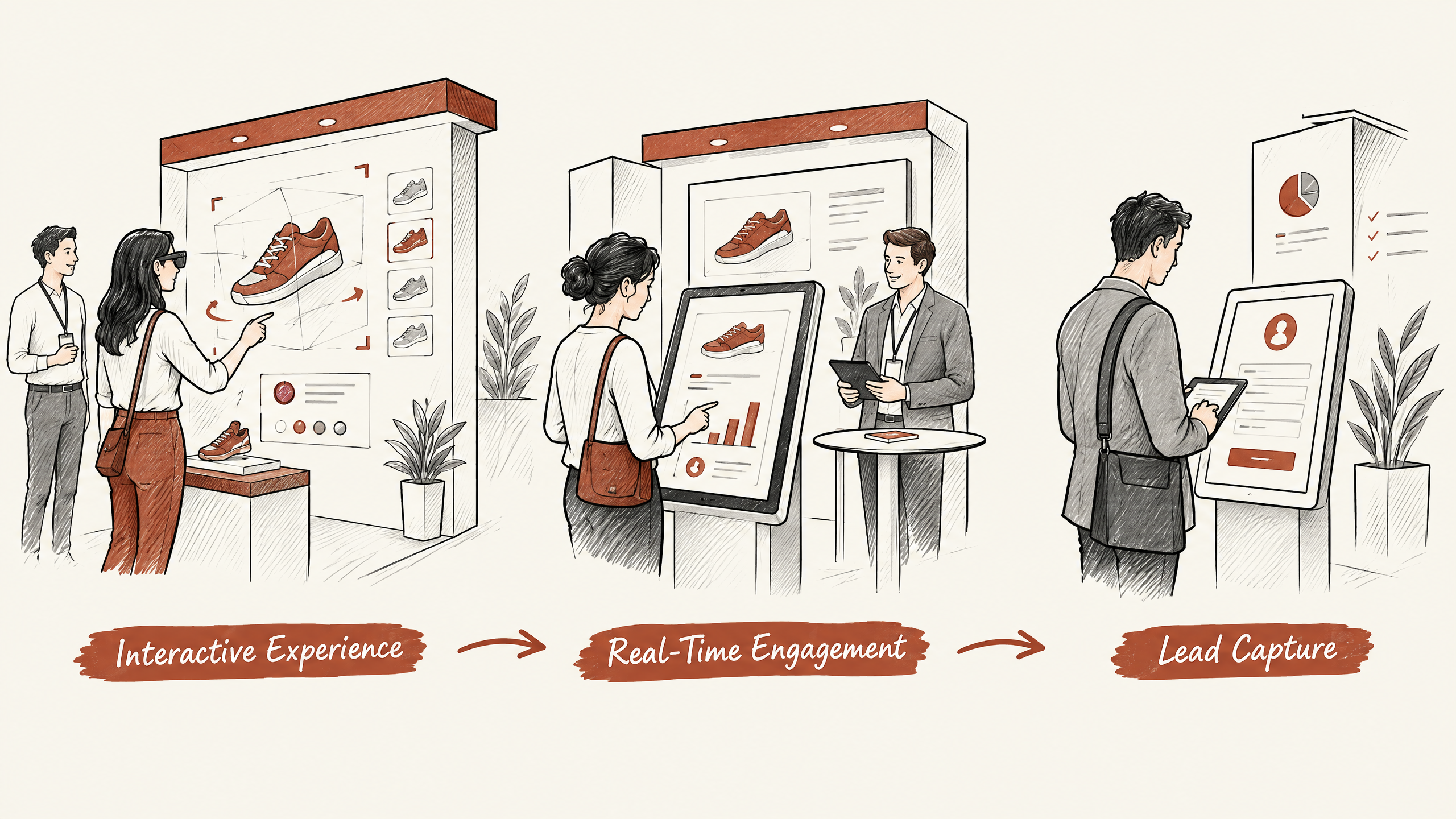 4. use Digital Tools for Engagement — 4 Unique Considerations for Healthcare Trade Show Booth Design