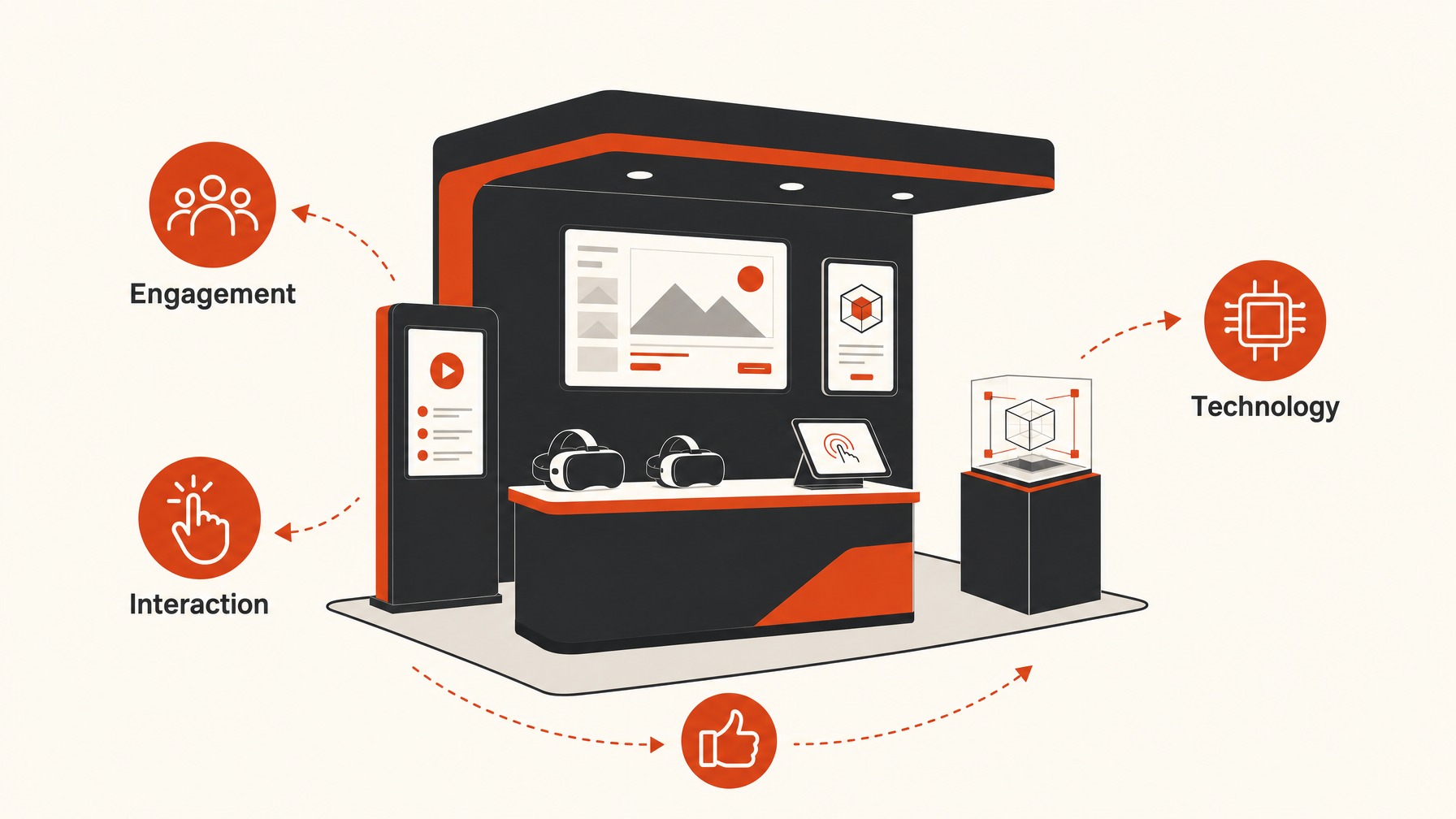5. What Technology Will You Incorporate? — 7 Essential Questions to Ask Before Designing Your Trade Show Booth