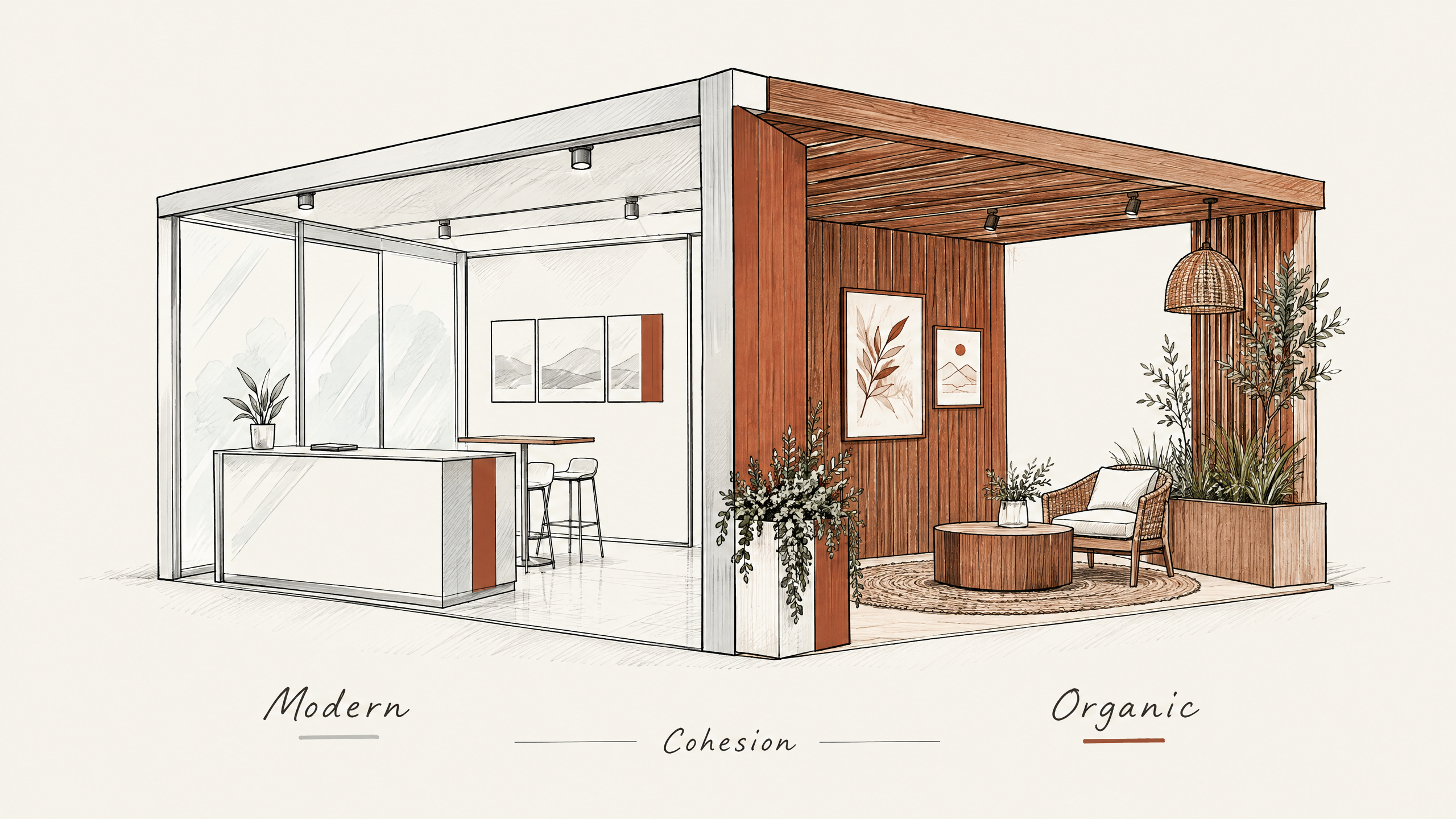 2. Aligning Material Choice with Brand Aesthetics — 6 Key Considerations for Choosing Booth Fabrication Materials