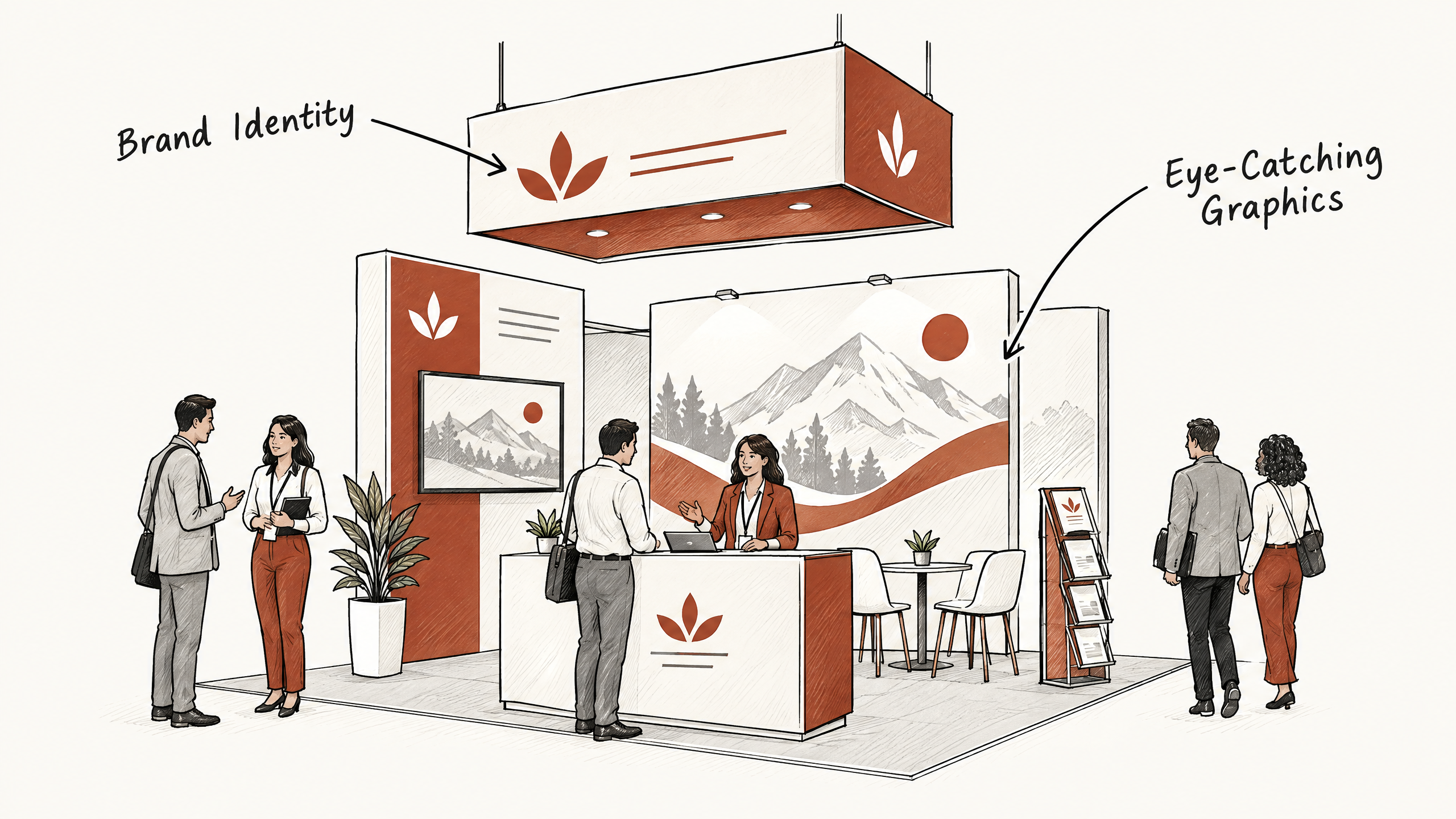 3. Assess Your Branding and Visibility Requirements — 6 Factors to Consider When Choosing Your Trade Show Booth Type