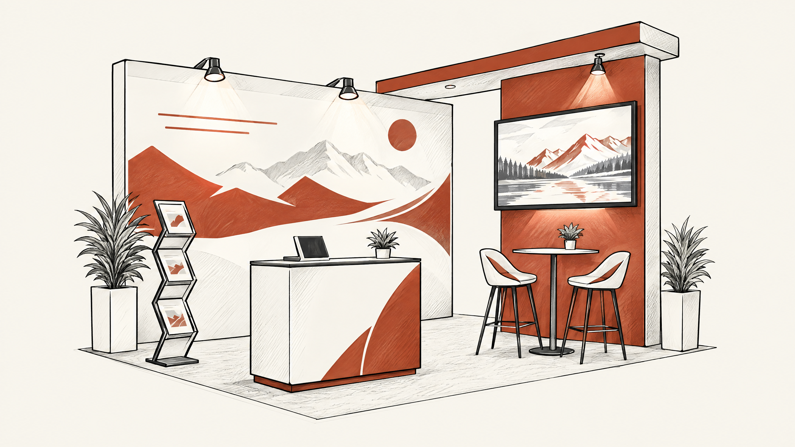 2. Attention-Grabbing Visuals — 4 Must-Have Features for a High-Performing Trade Show Booth