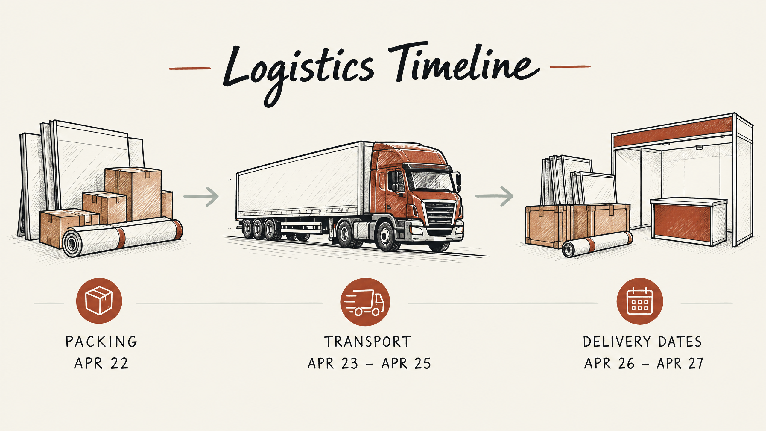 2. Book Logistics Services — 6 Critical Deadlines Every Trade Show Exhibitor Must Remember