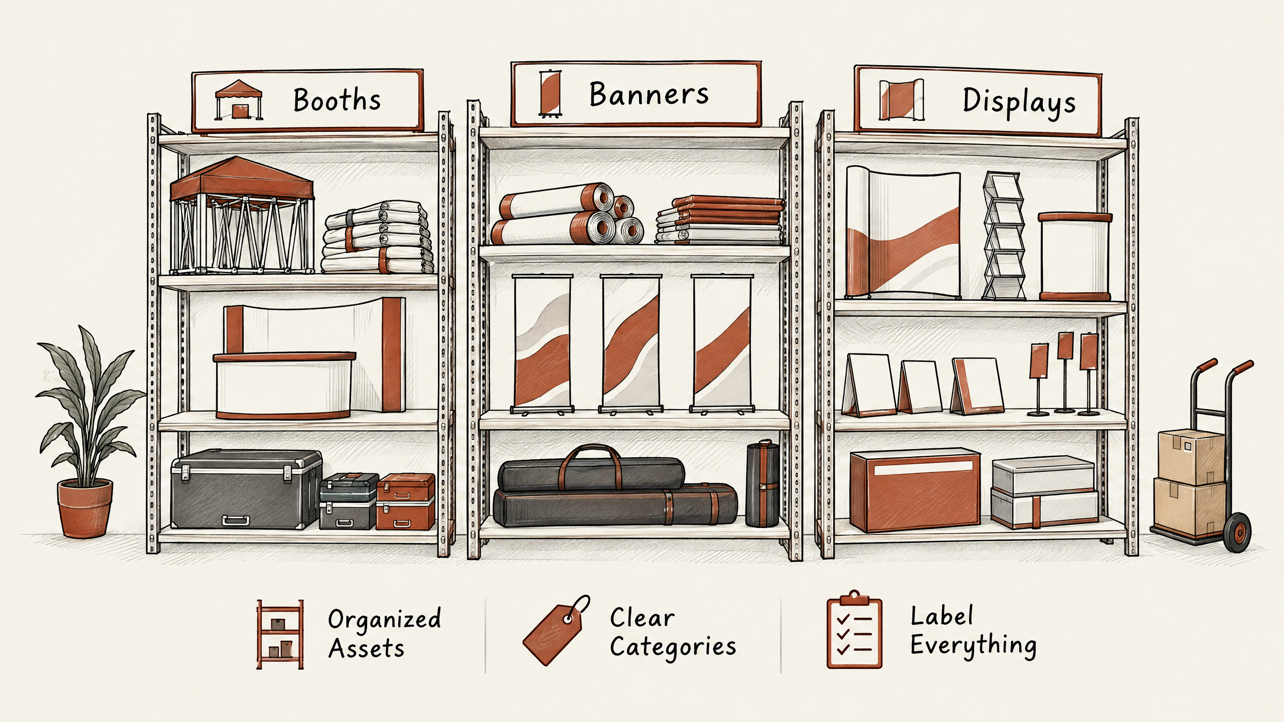 2. Categorize and Label Assets — 6 Steps for Conducting a Thorough Exhibit Asset Inventory