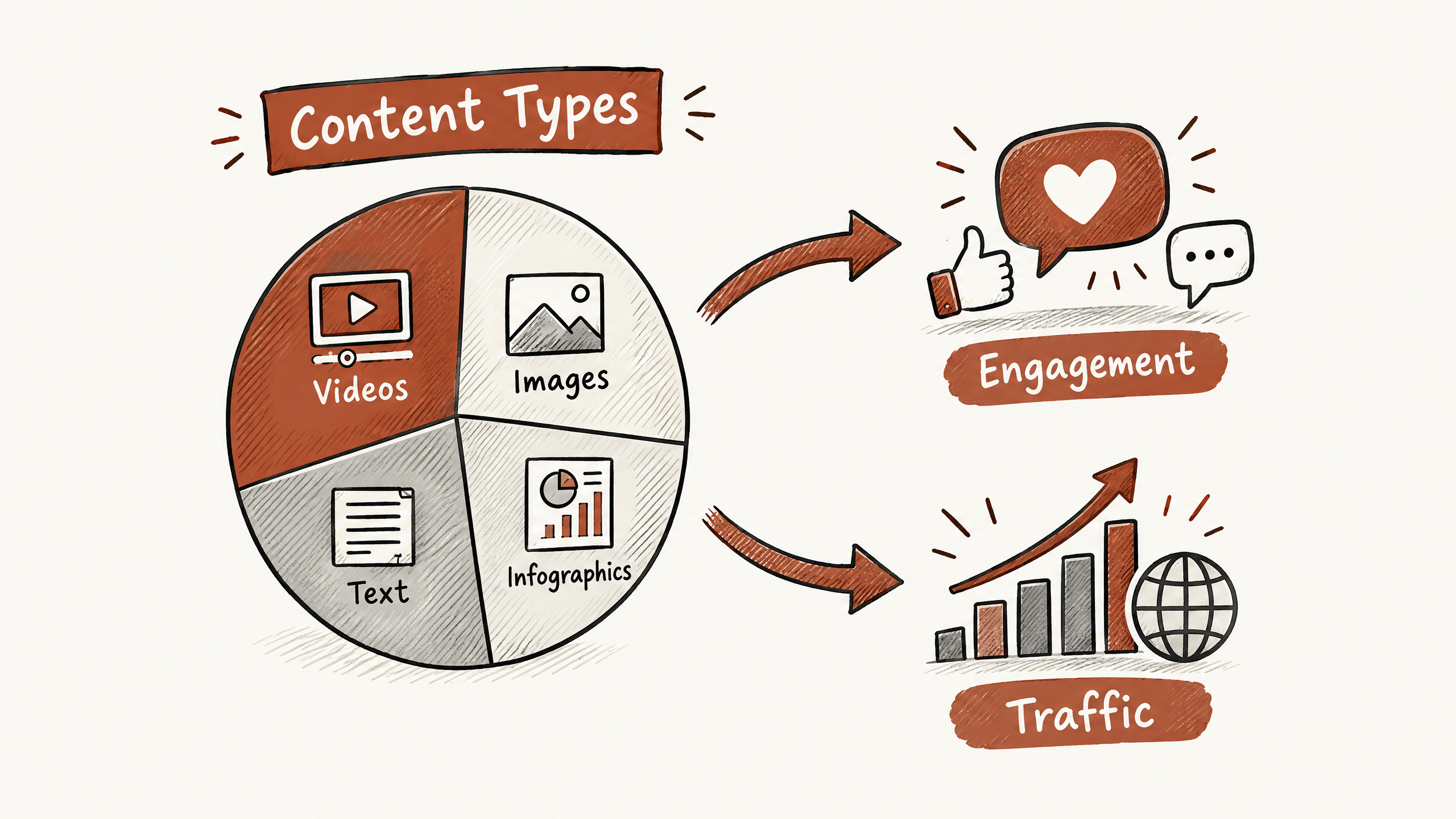 3. Choose the Right Content Types — 6 Steps to Create a Sustainable Social Media Content Calendar