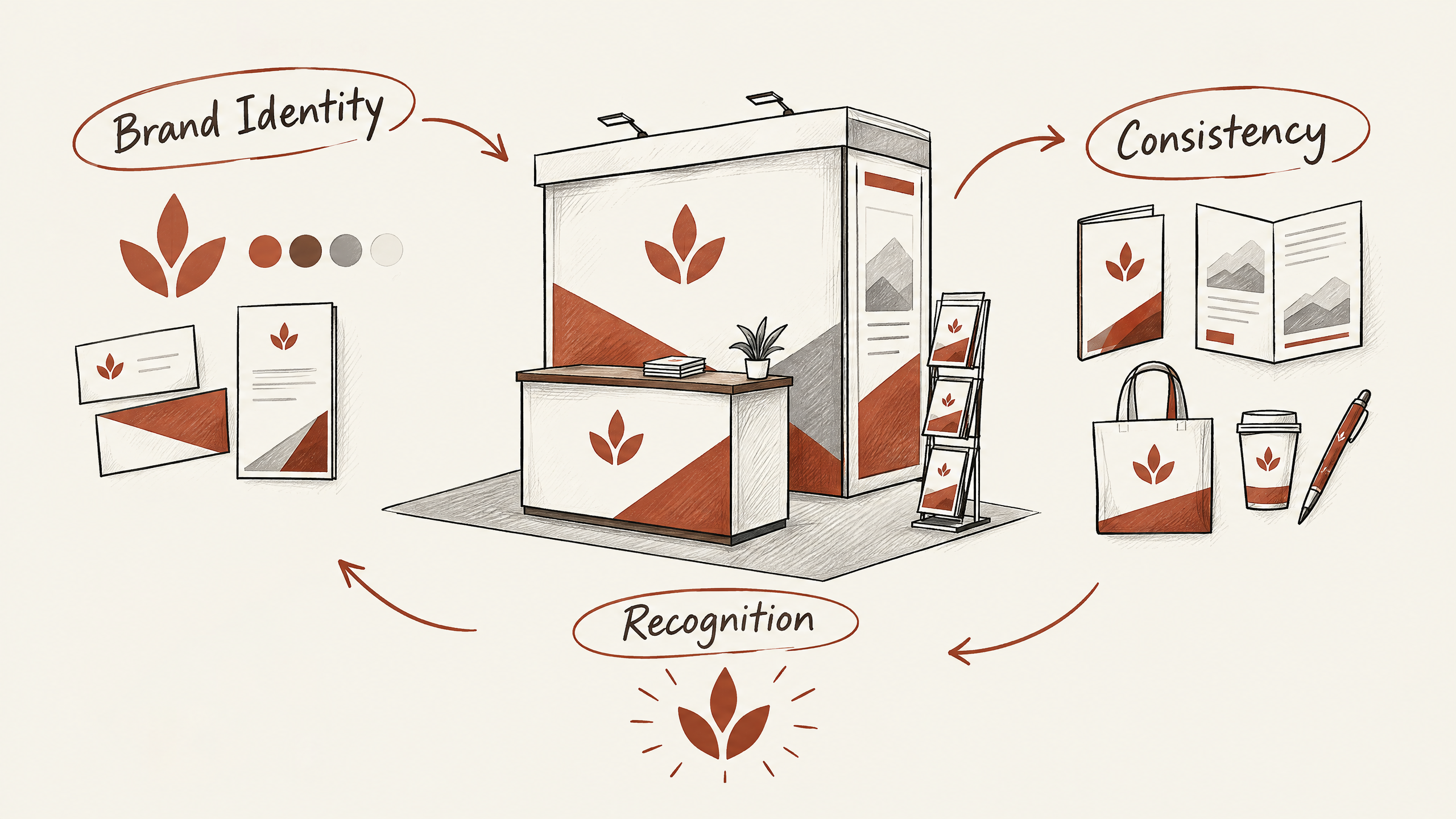 3. Clear and Cohesive Branding — 4 Must-Have Features for a High-Performing Trade Show Booth