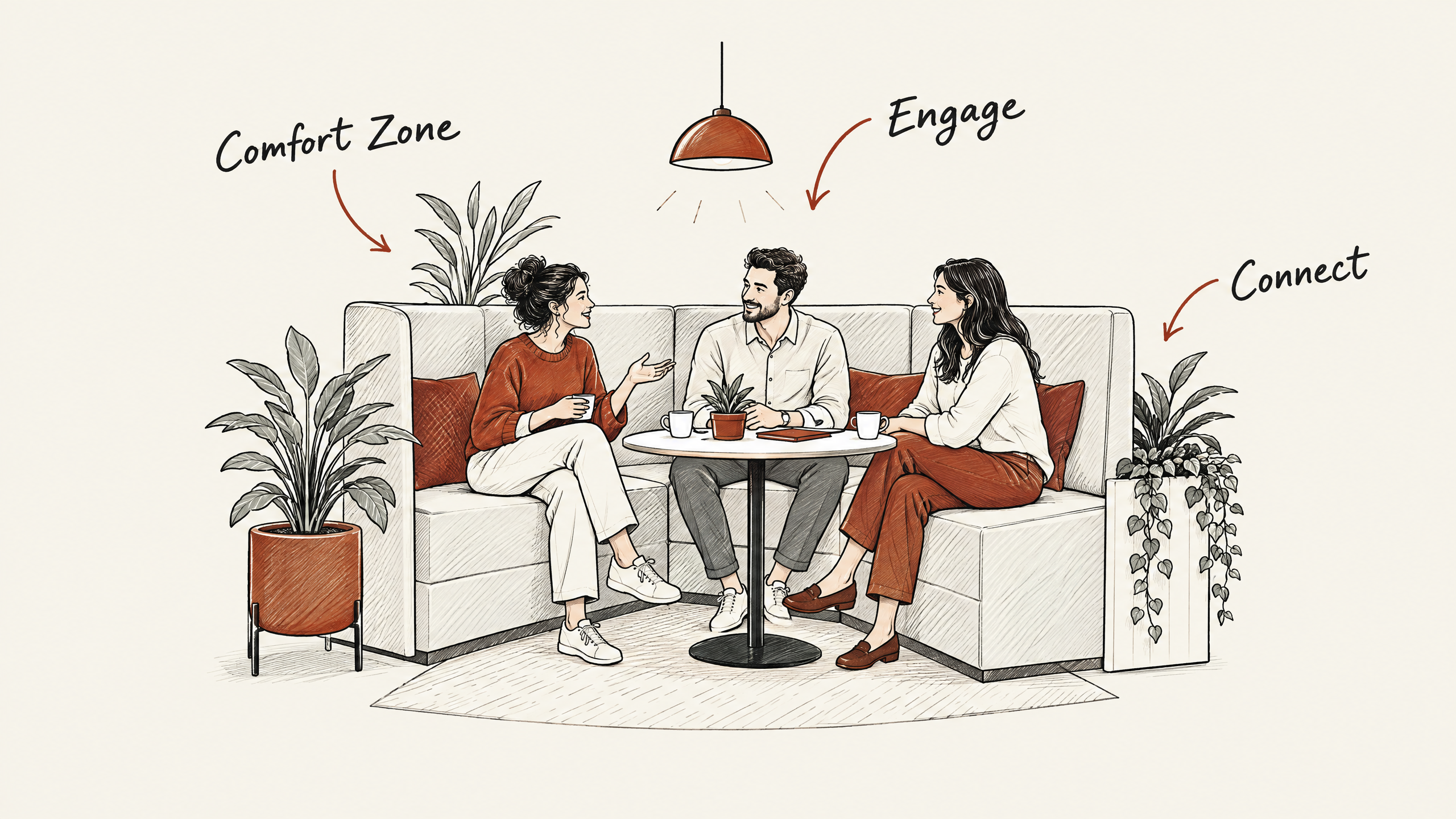 4. Comfortable Meeting Areas — 4 Must-Have Features for a High-Performing Trade Show Booth