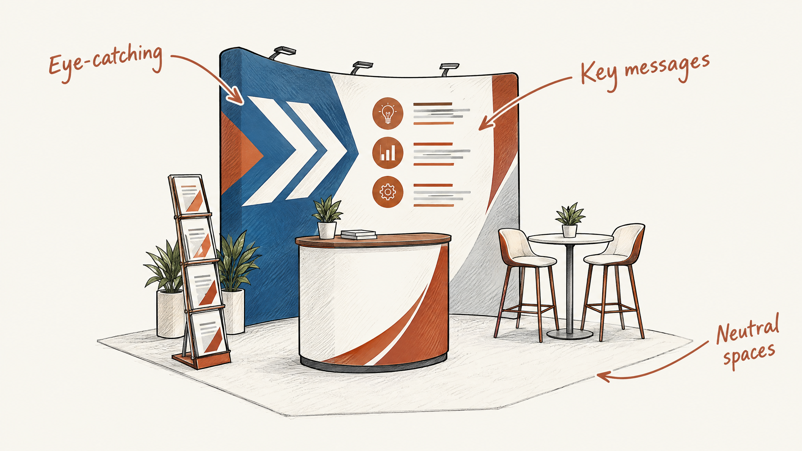 5. Create Contrast for Visual Impact — 7 Creative Ways to Use Color Psychology in Booth Graphics