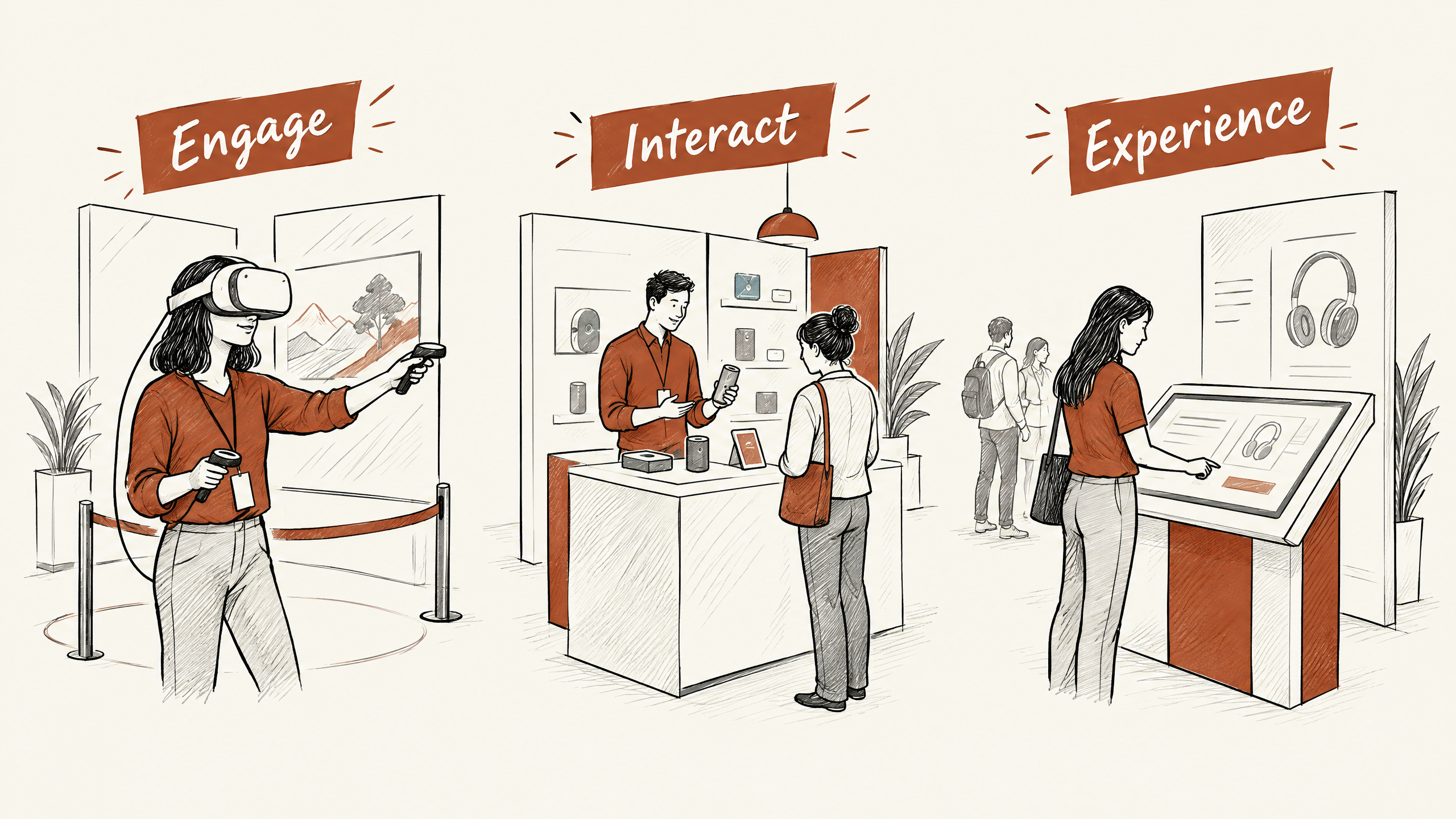 2. Create Engaging Interactive Zones — 7 Proven Strategies for Effective Trade Show Booth Flow