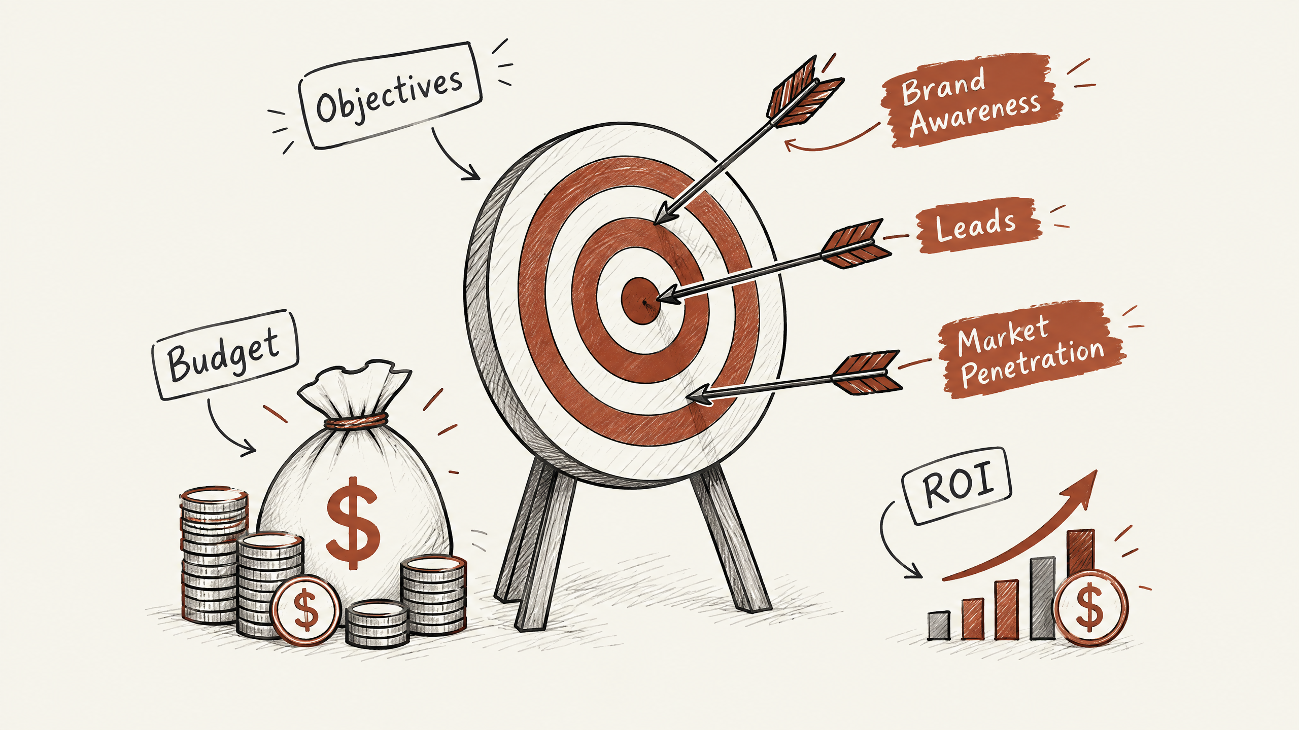 1. Define Your Objectives and Budget — 7 Smart Ways to Calculate Your Trade Show Booth Costs