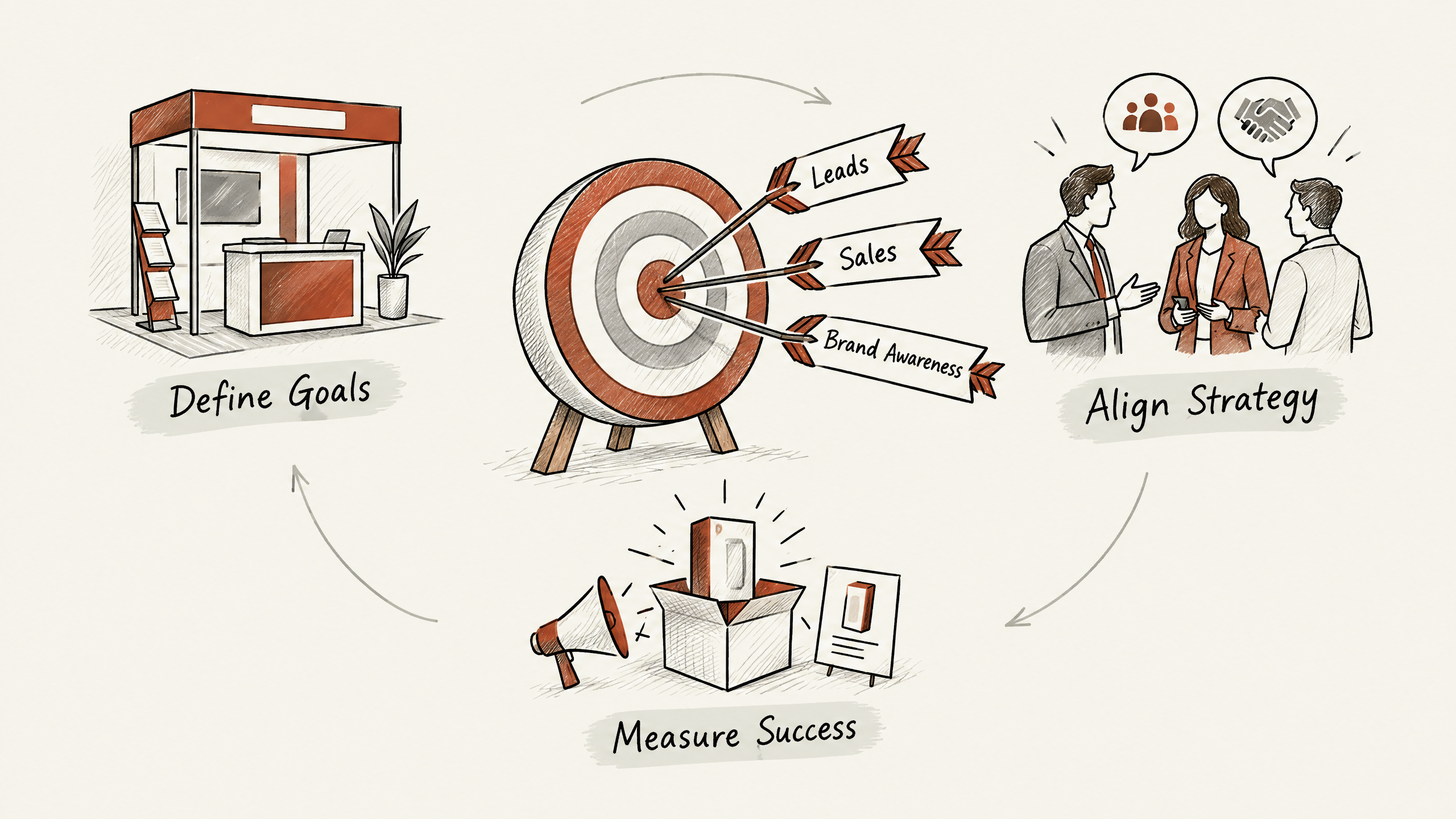 1. Define Your Trade Show Objectives — 7 Critical Components of a Successful Trade Show Planning Checklist