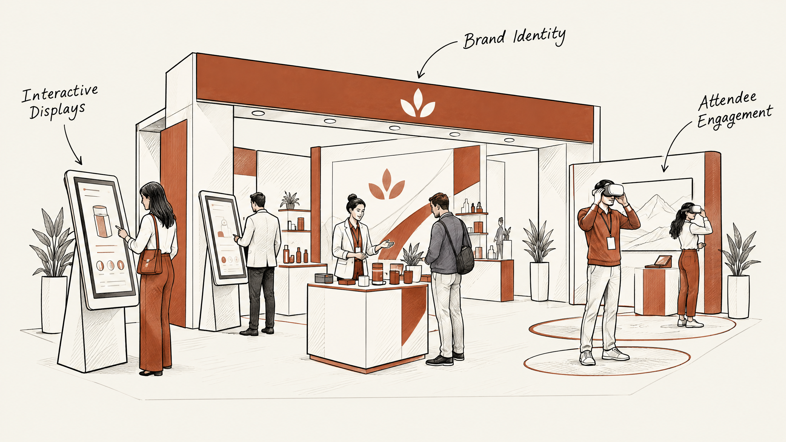 5. Design an Engaging Booth — 7 Critical Components of a Successful Trade Show Planning Checklist