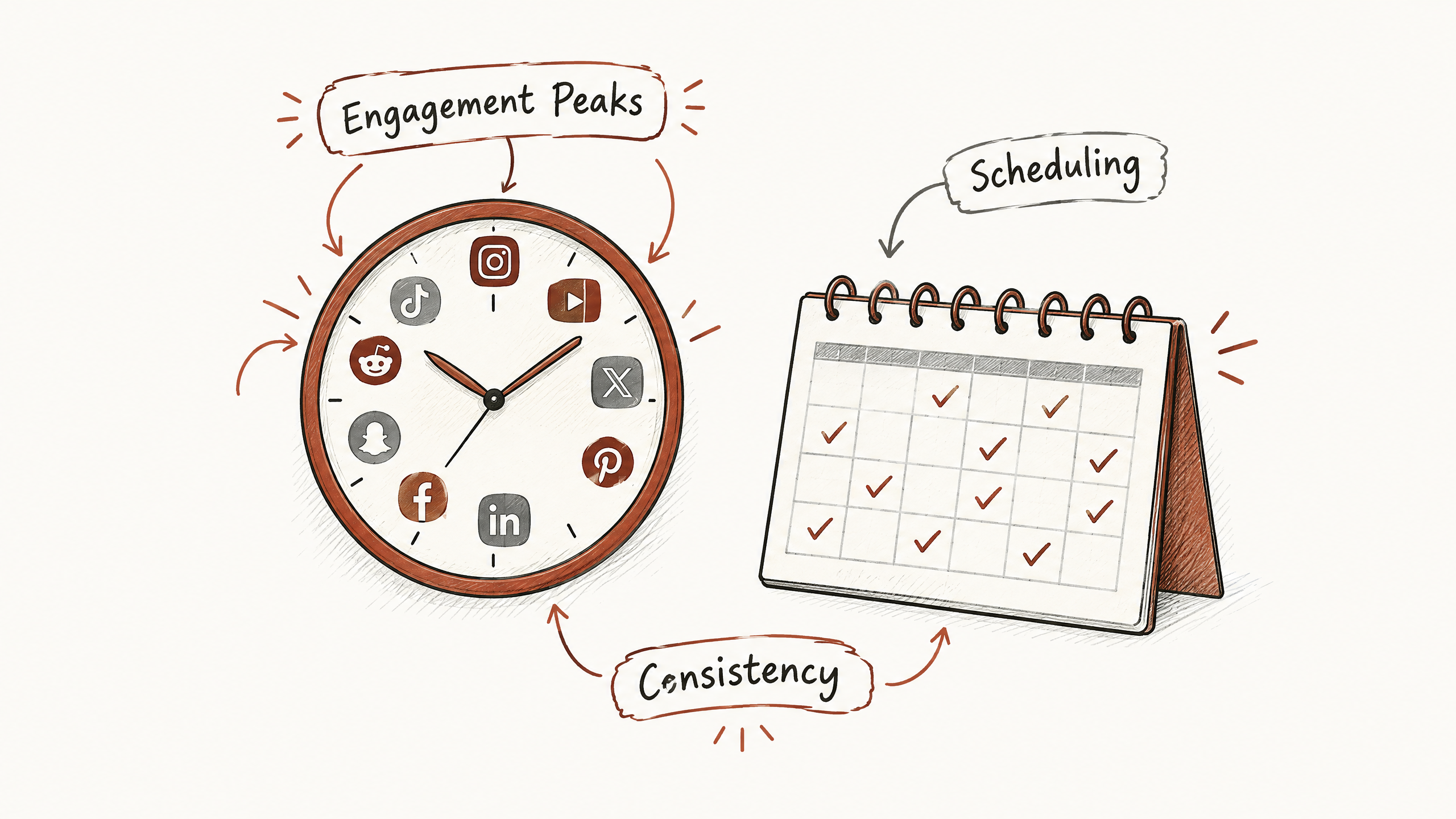 4. Establish a Consistent Posting Schedule — 6 Steps to Create a Sustainable Social Media Content Calendar