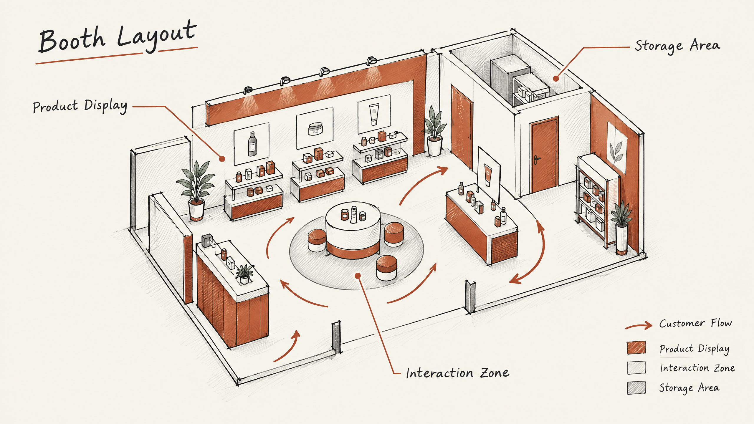 1. Evaluate Your Booth Size Needs — 6 Factors to Consider When Choosing Your Trade Show Booth Type