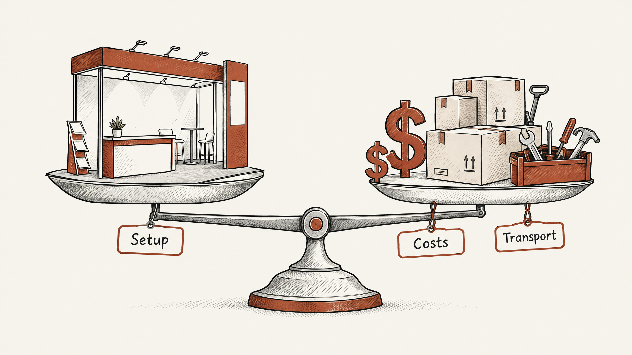 5. Factor in Setup, Transportation, and Utility Costs — 6 Factors to Consider When Choosing Your Trade Show Booth Type