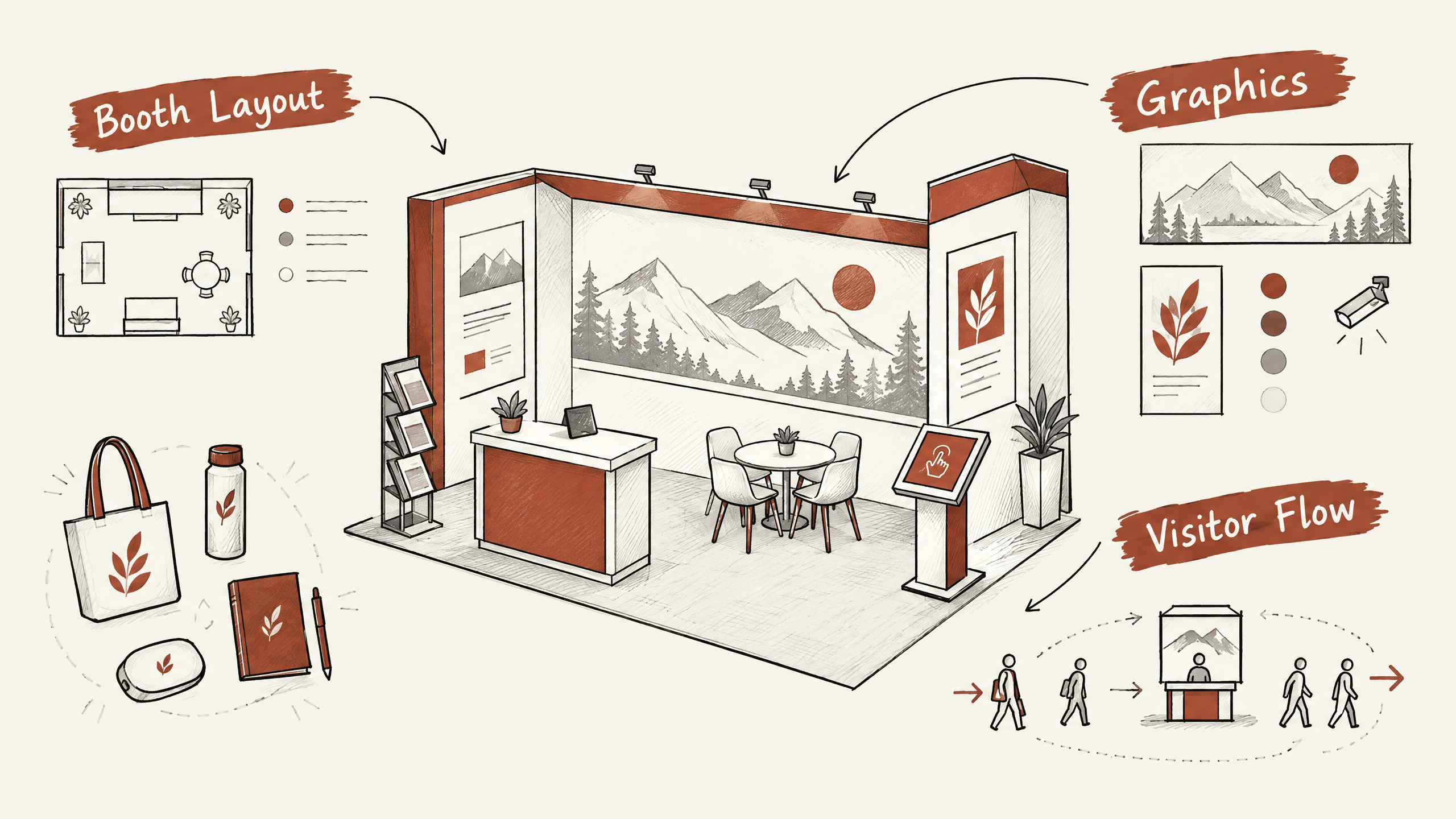 1. Finalize Booth Design — 6 Critical Deadlines Every Trade Show Exhibitor Must Remember