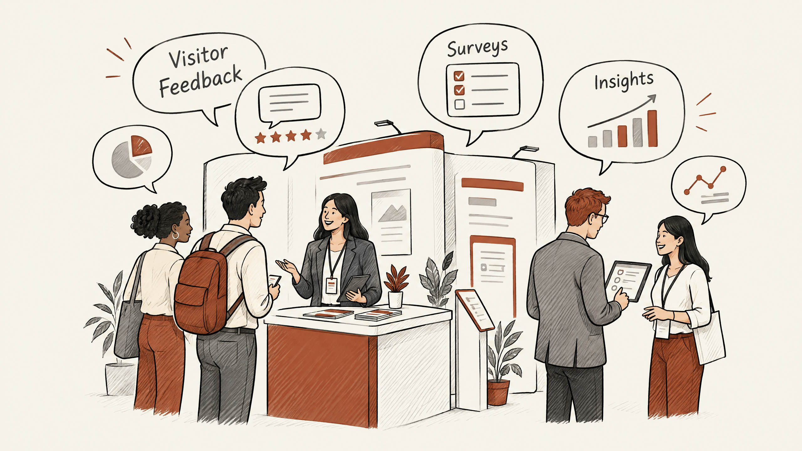 7. Gather and Analyze Visitor Feedback — 7 Proven Strategies for Effective Trade Show Booth Flow