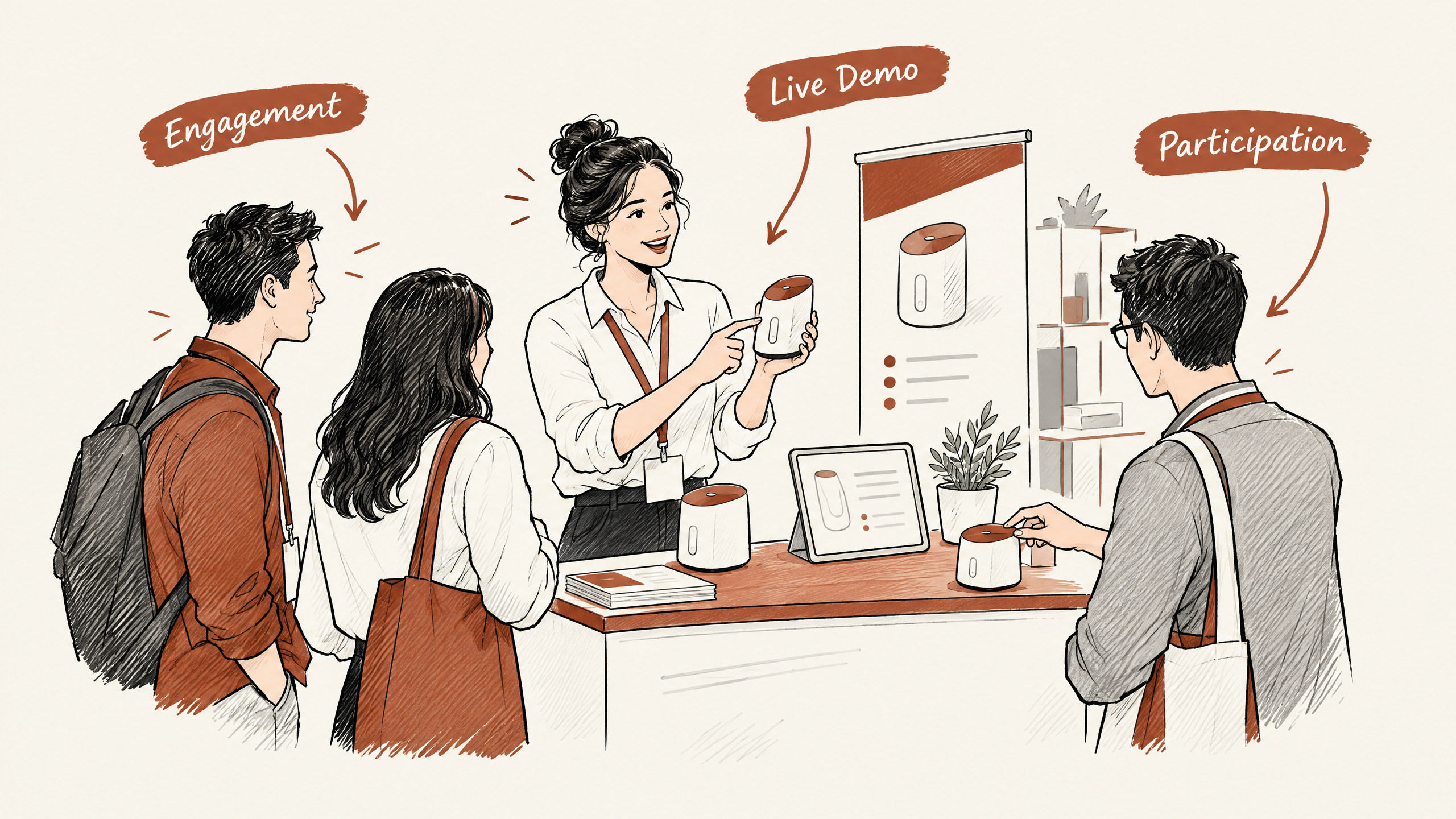 2. Host Engaging Live Demonstrations — 6 Interactive Techniques to Engage Attendees at Your Booth