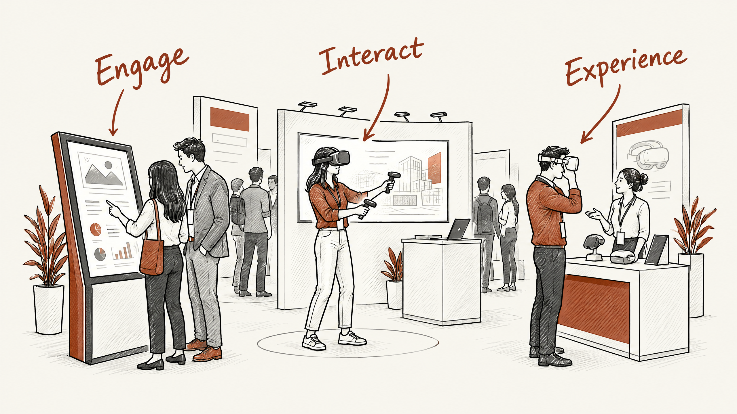 4. Incorporate Interactive Elements — 6 Essential Elements for Industry-Specific Trade Show Booths