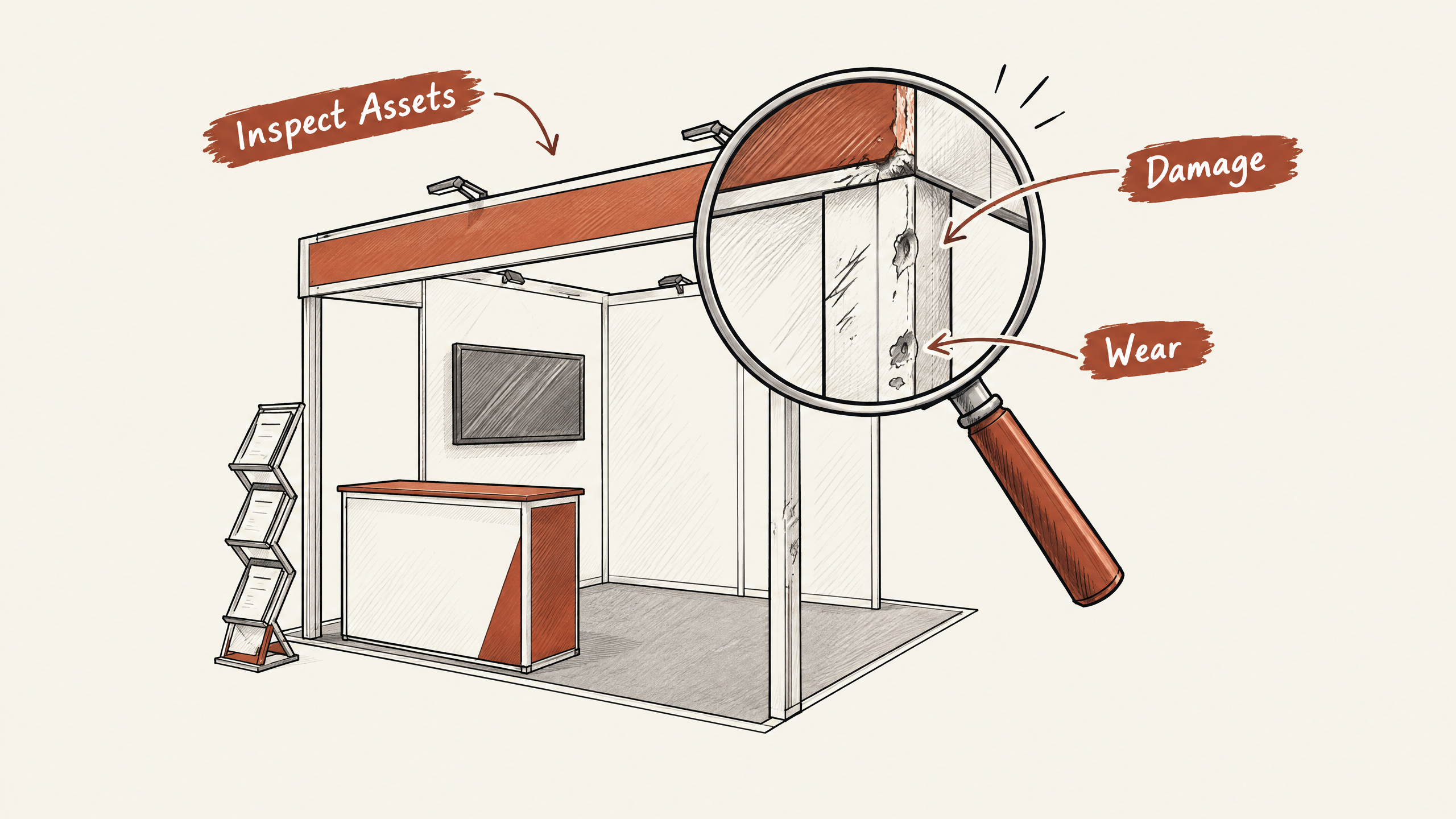 3. Inspect for Damage and Wear — 6 Steps for Conducting a Thorough Exhibit Asset Inventory