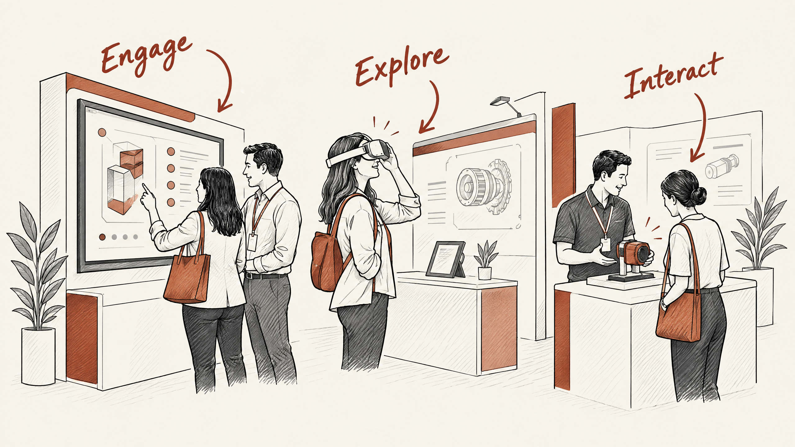 1. Interactive Engagement Tools — 4 Must-Have Features for a High-Performing Trade Show Booth