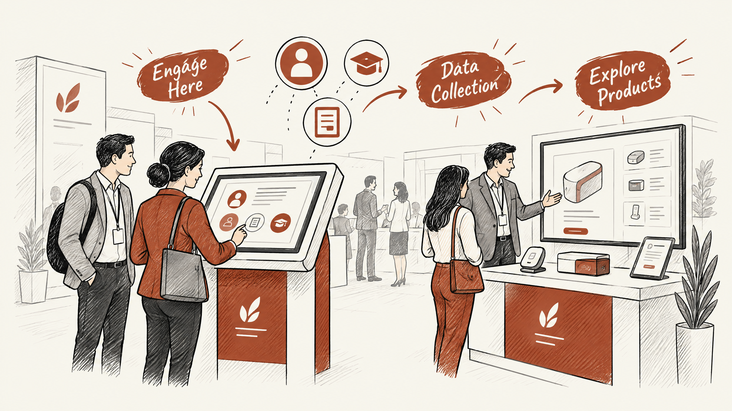 1. Interactive Kiosks: Captivate and Collect — 6 Creative Display Products to Drive Engagement at Trade Shows