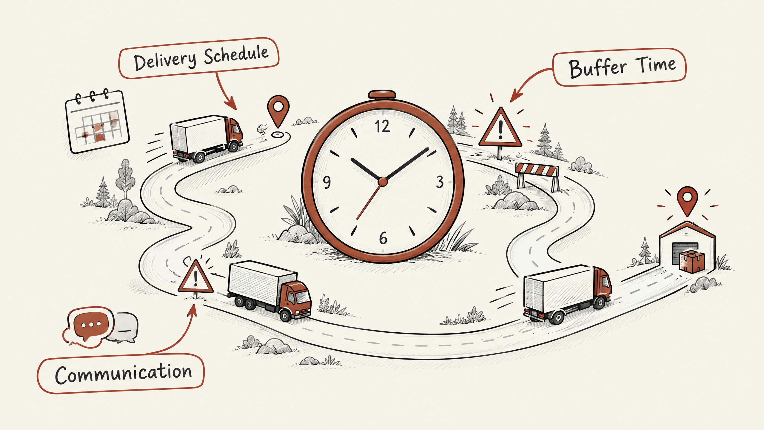 4. Manage Delivery Timing — 6 Common Mistakes in Freight Logistics Planning to Avoid