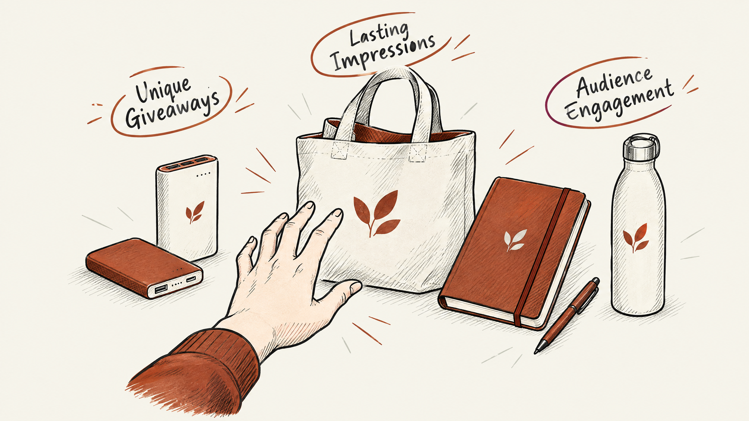 5. Offer Memorable Giveaways — 6 Strategies to Boost Attendee Engagement in Your Trade Show Booth