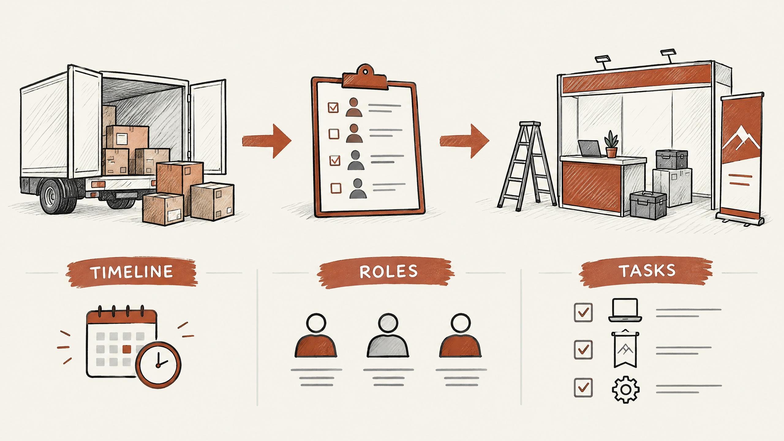 6. Plan Efficient Setup and Dismantling — 6 Essential Elements for Industry-Specific Trade Show Booths