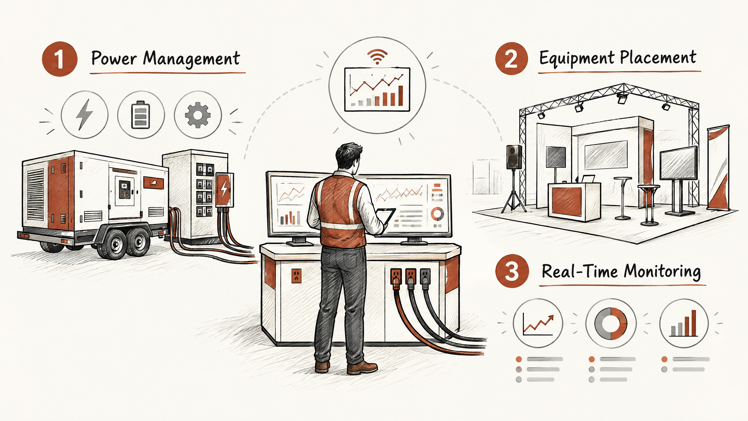 5. Plan for on-Site Utility Management — 6 Essential Steps for Preparing Your Trade Show Utility Needs