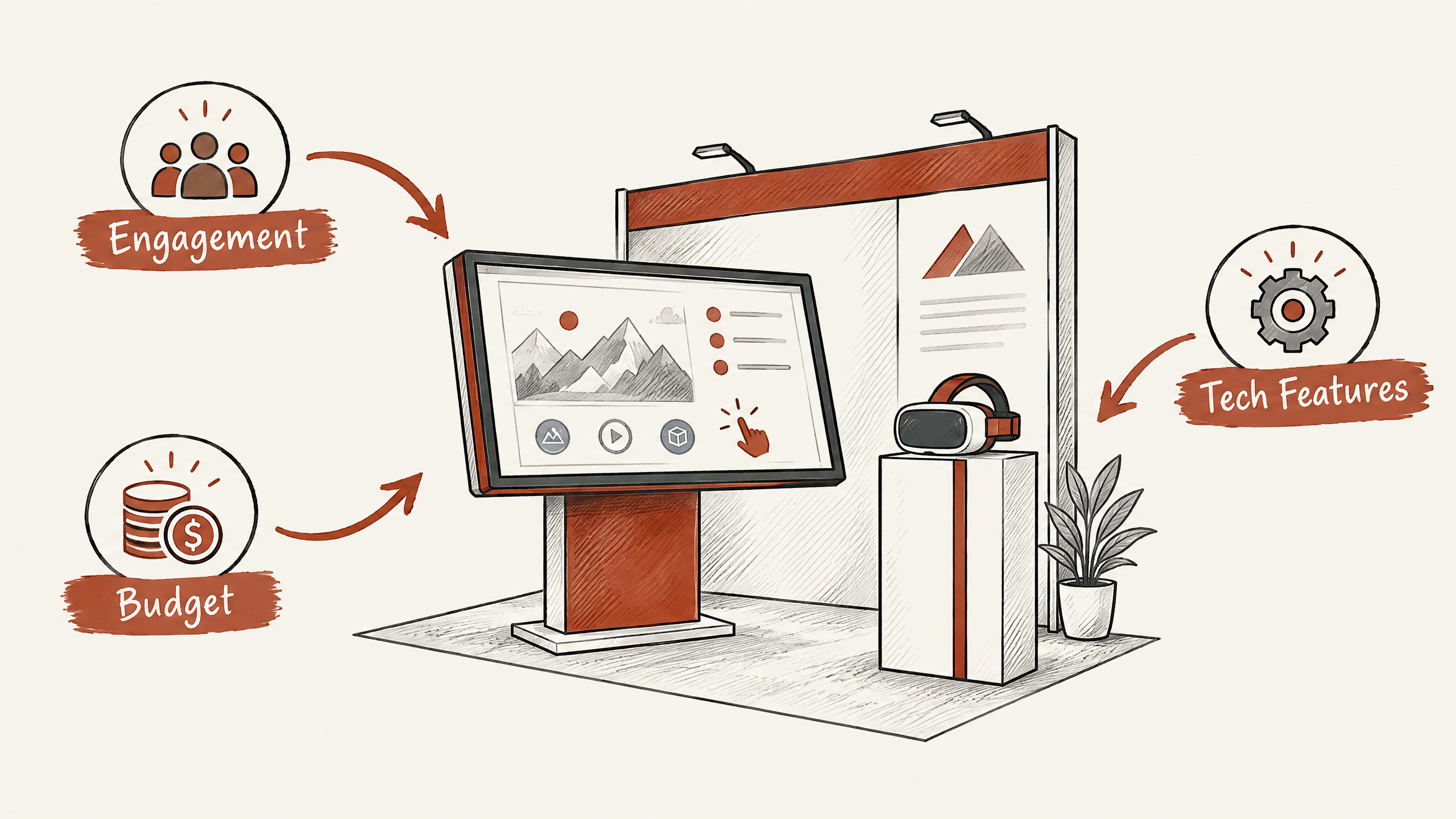 4. Plan for Technological Integration — 6 Factors to Consider When Choosing Your Trade Show Booth Type