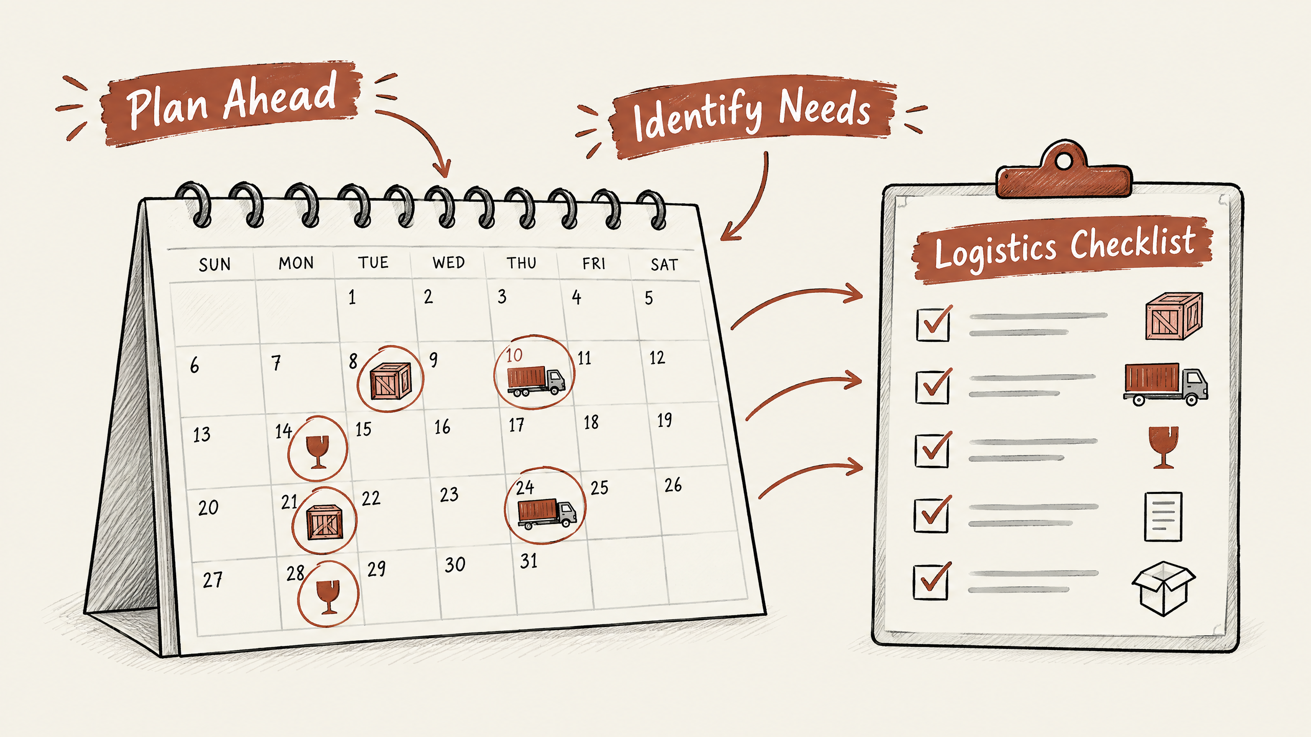 1. Plan Your Crate Logistics Early — 6 Best Practices for Managing Trade Show Crate Logistics