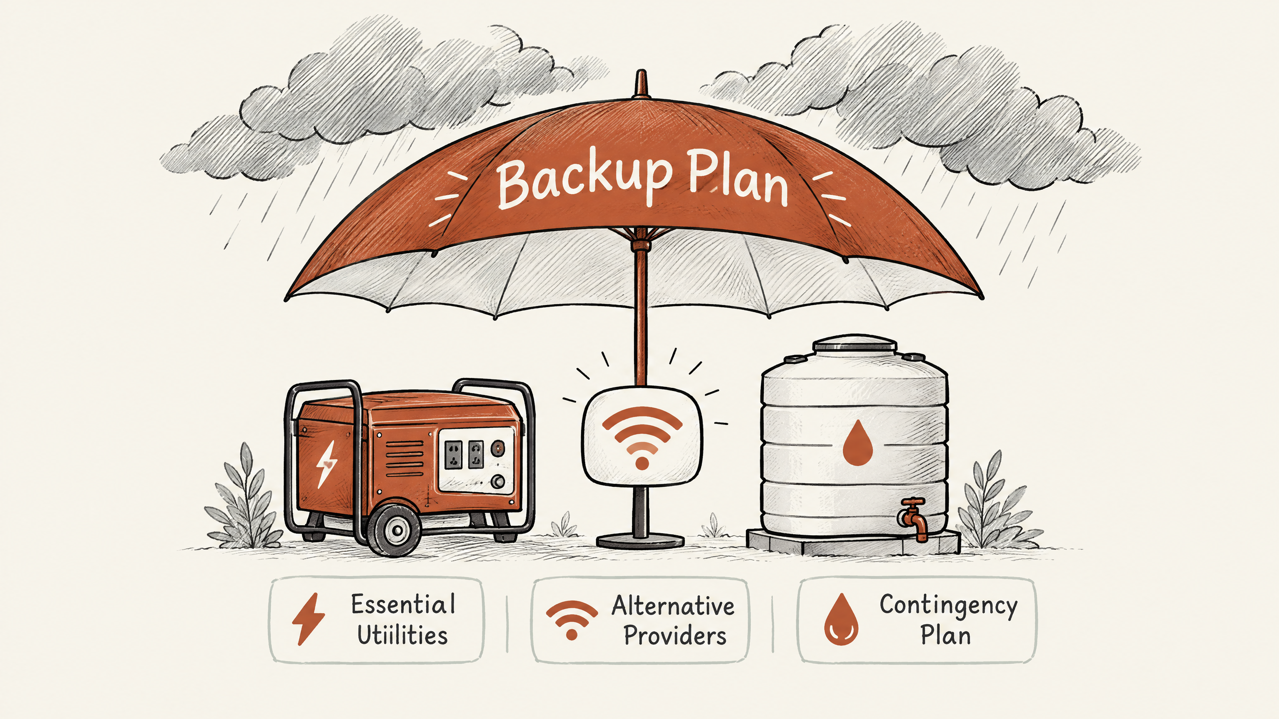 6. Prepare a Backup Plan — 6 Essential Steps for Preparing Your Trade Show Utility Needs
