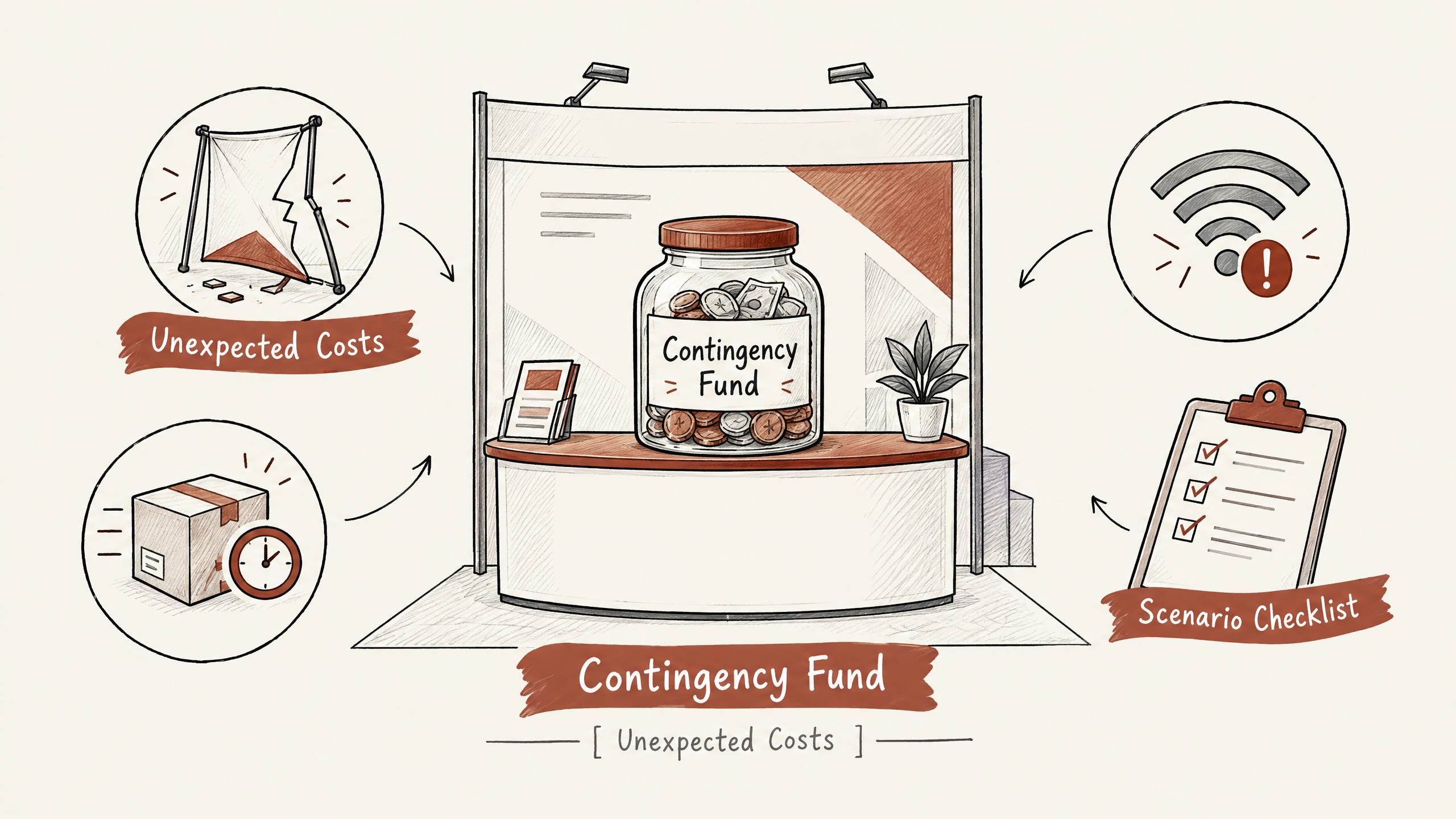 7. Prepare for Unexpected Expenses — 7 Smart Ways to Calculate Your Trade Show Booth Costs